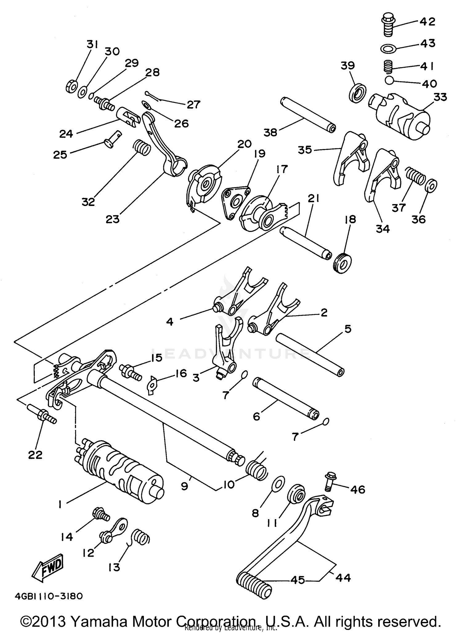 SHIFT CAM - SHIFT FORK
