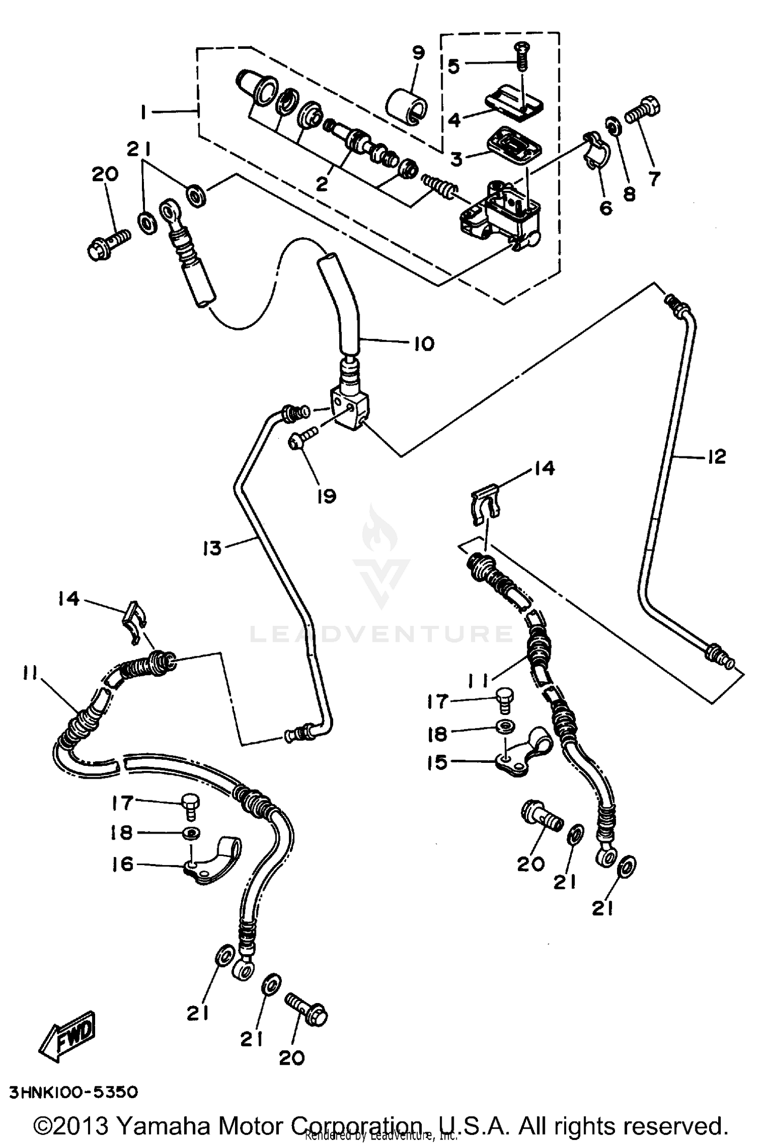 FRONT MASTER CYLINDER