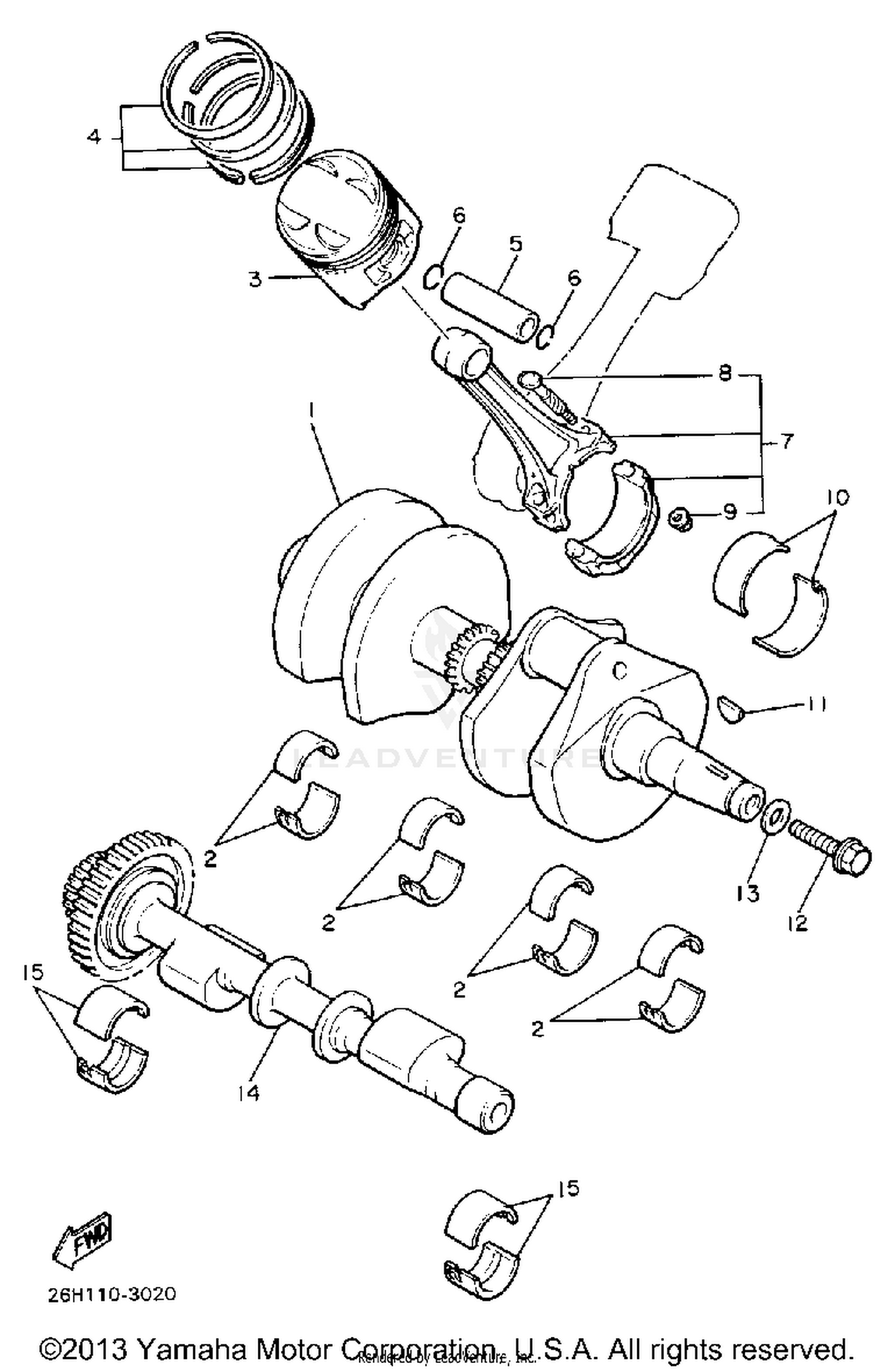 CRANKSHAFT PISTON