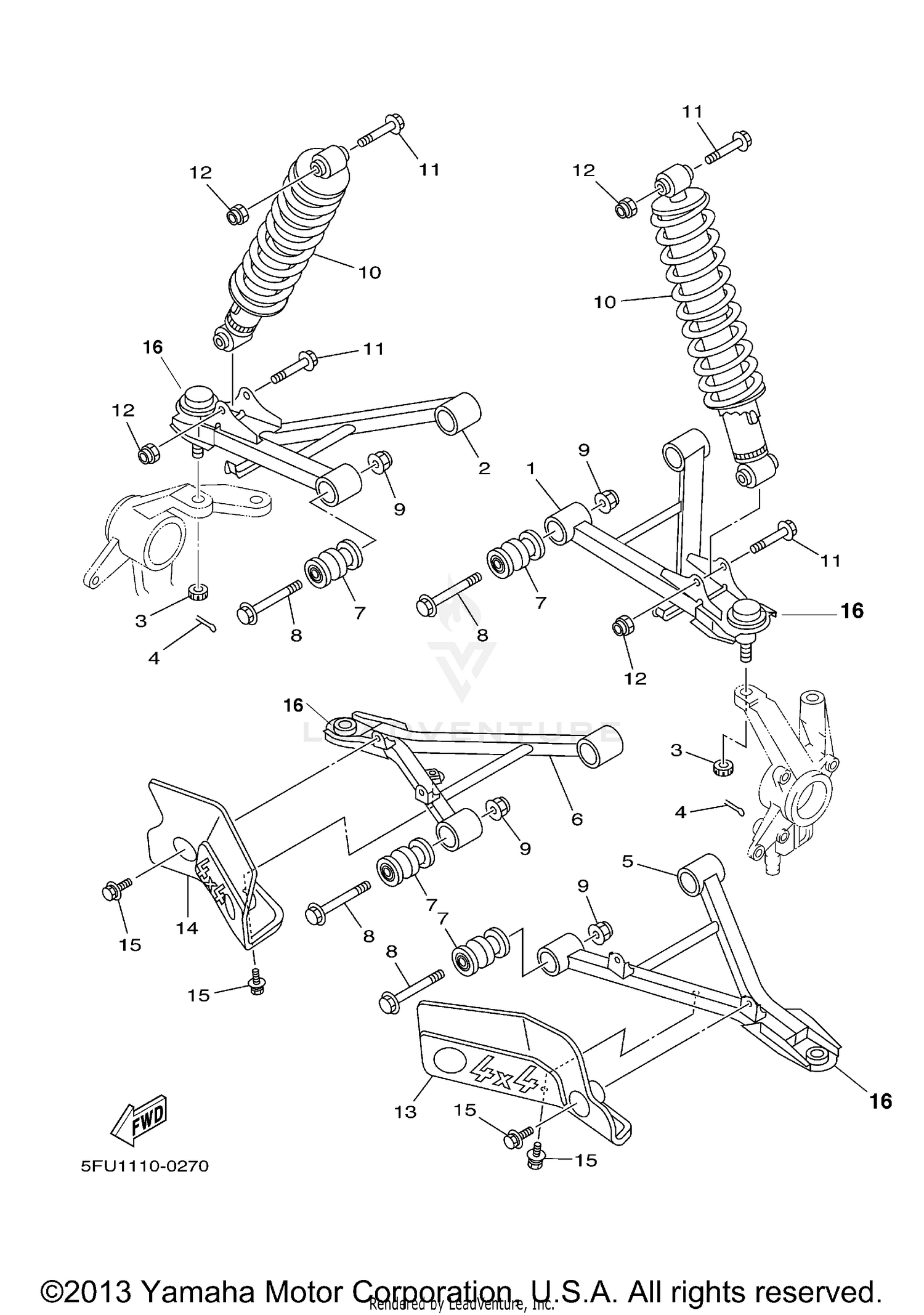 FRONT SUSPENSION WHEEL
