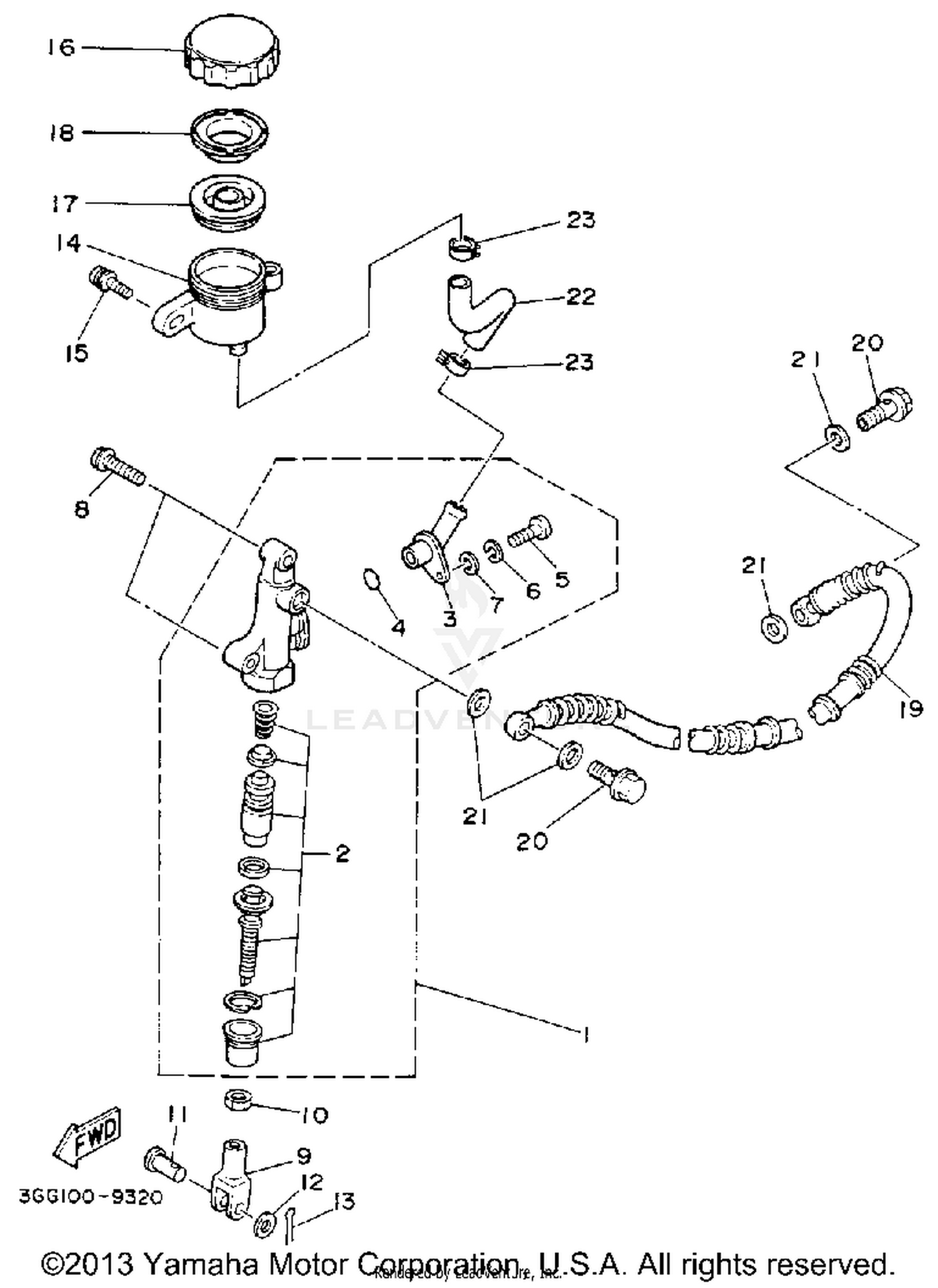 REAR MASTER CYLINDER