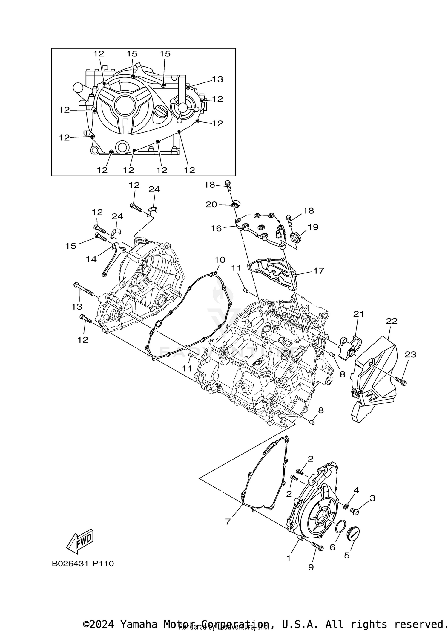 CRANKCASE COVER 1