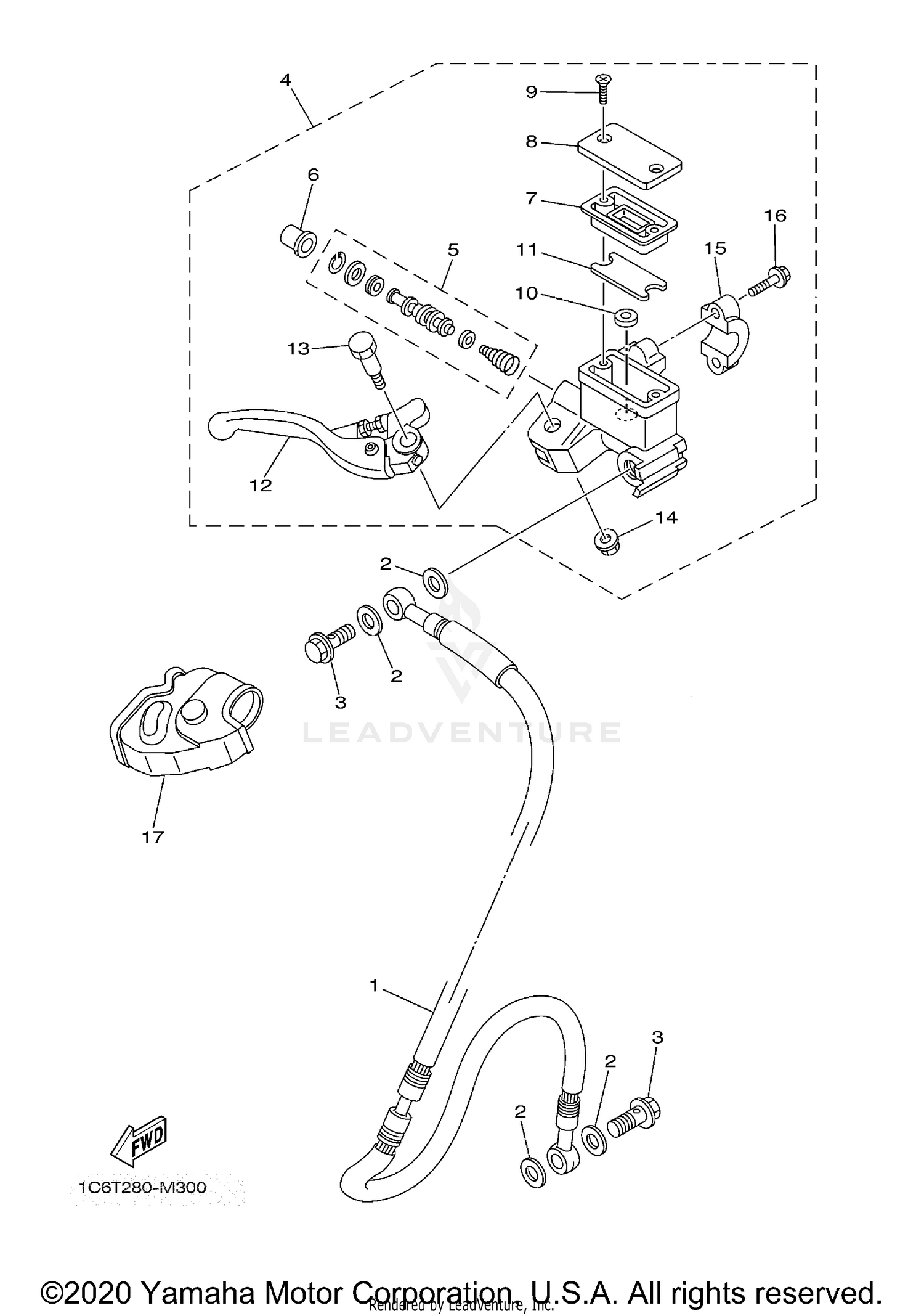 FRONT MASTER CYLINDER