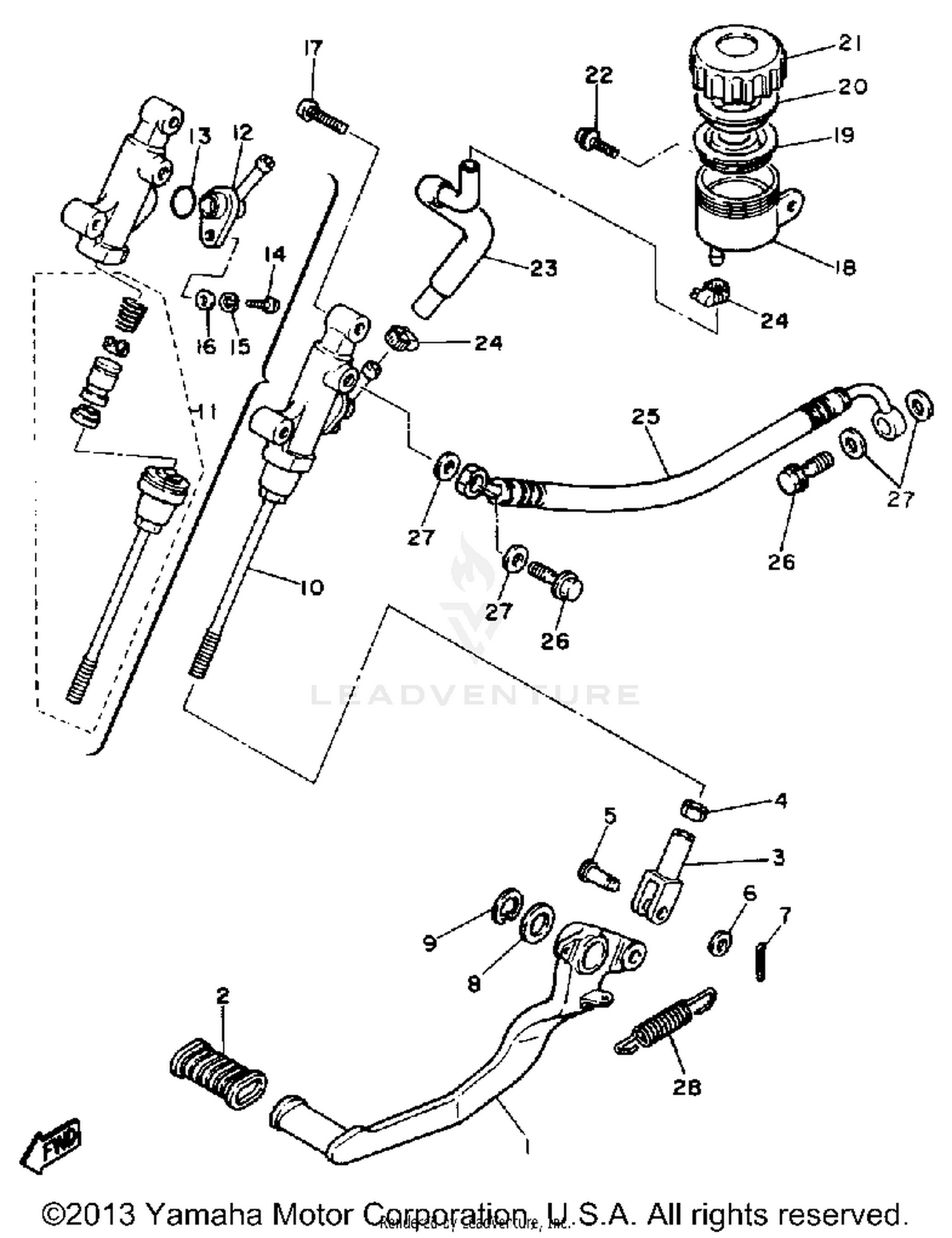 REAR MASTER CYLINDER