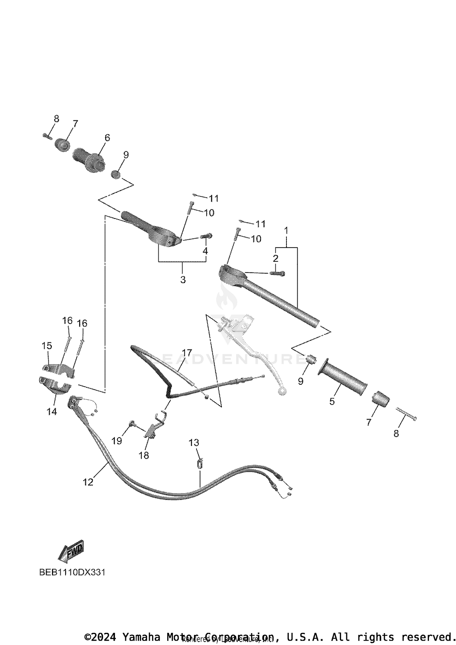 STEERING HANDLE & CABLE