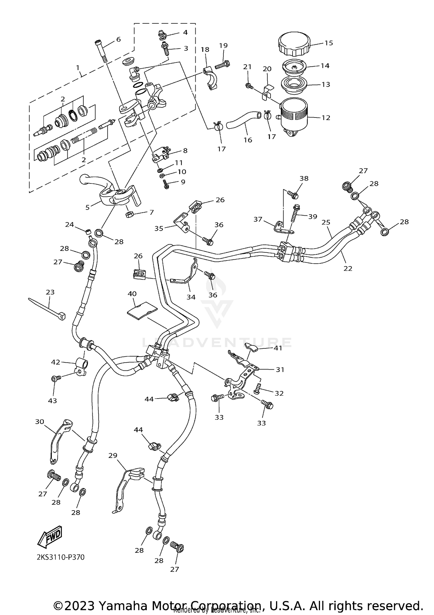 FRONT MASTER CYLINDER
