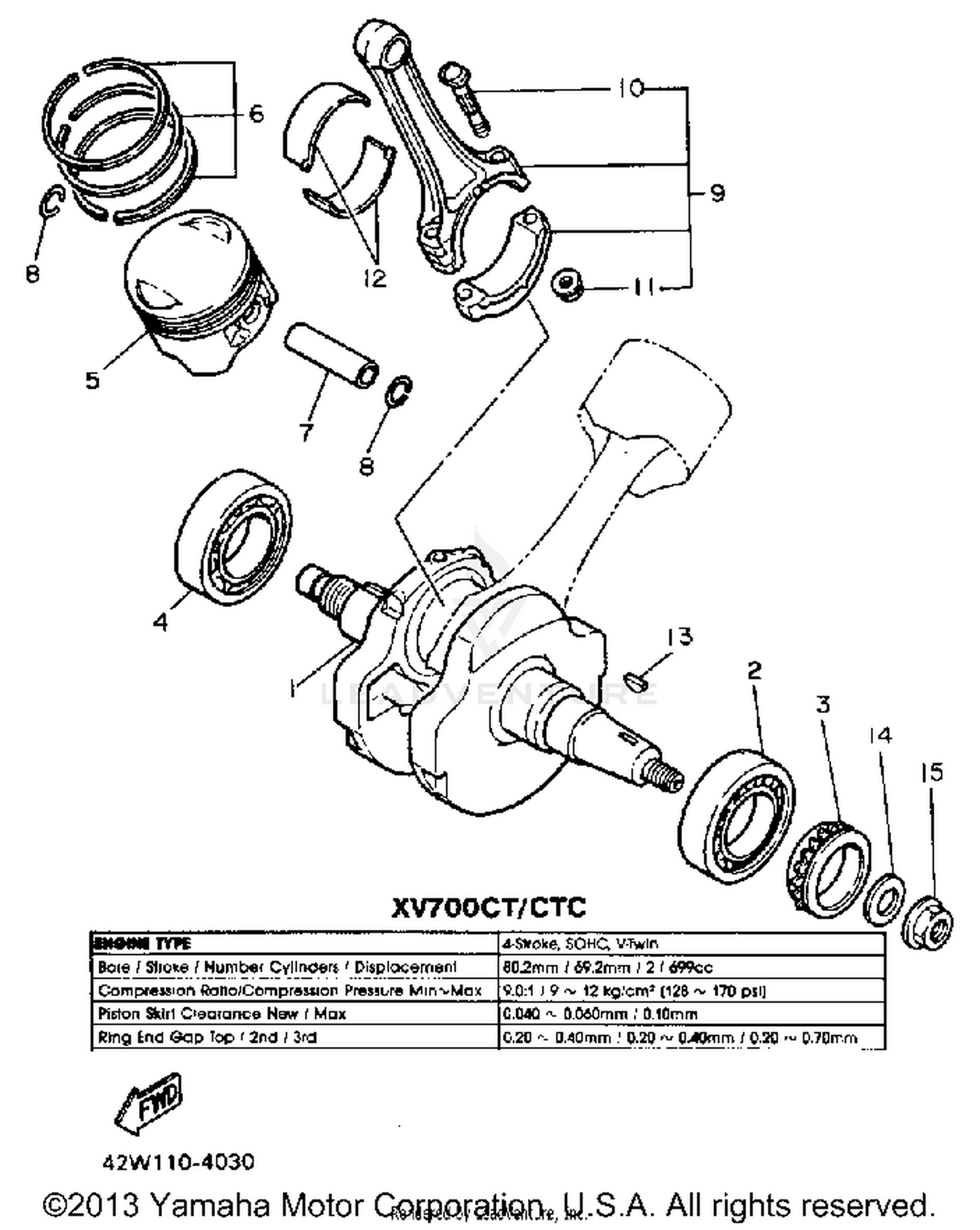 CRANKSHAFT PISTON