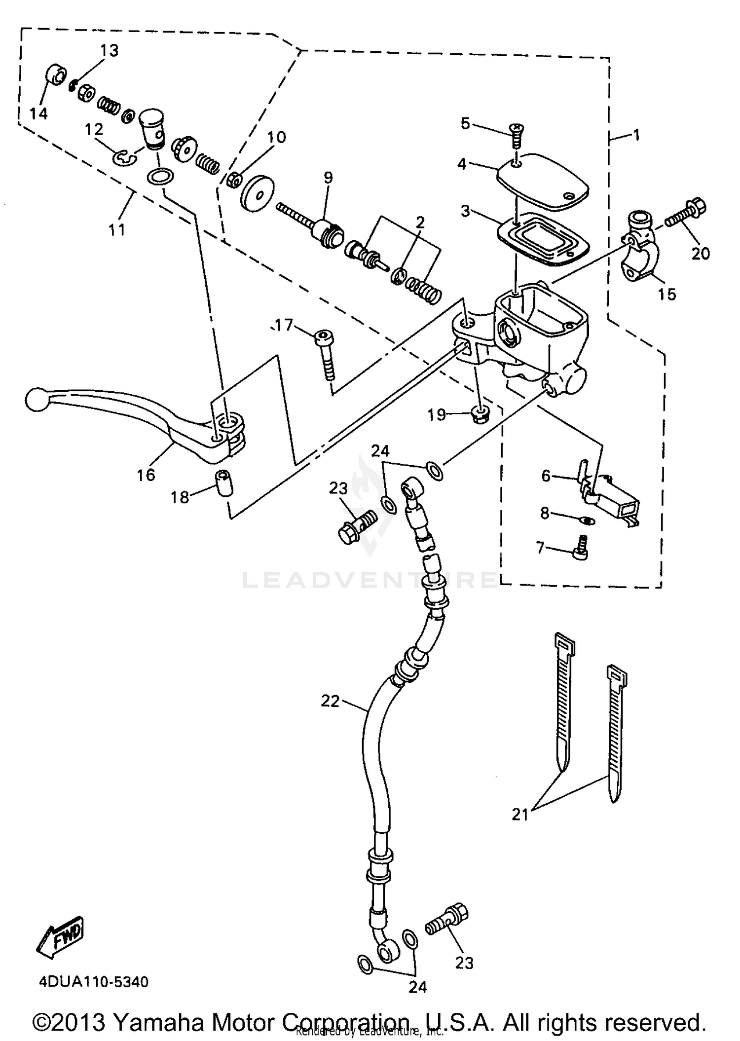 FRONT MASTER CYLINDER
