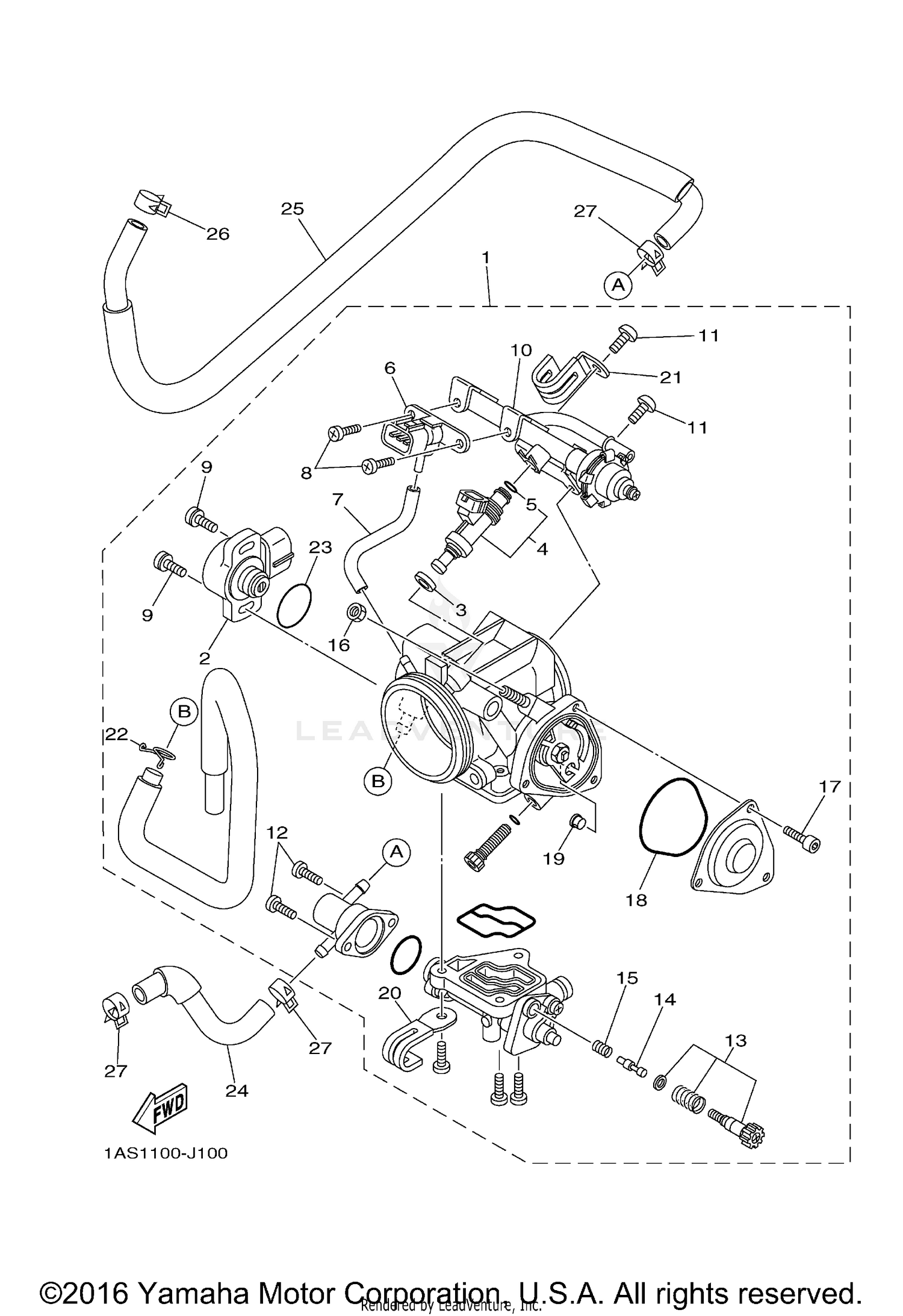 THROTTLE BODY ASSY 1