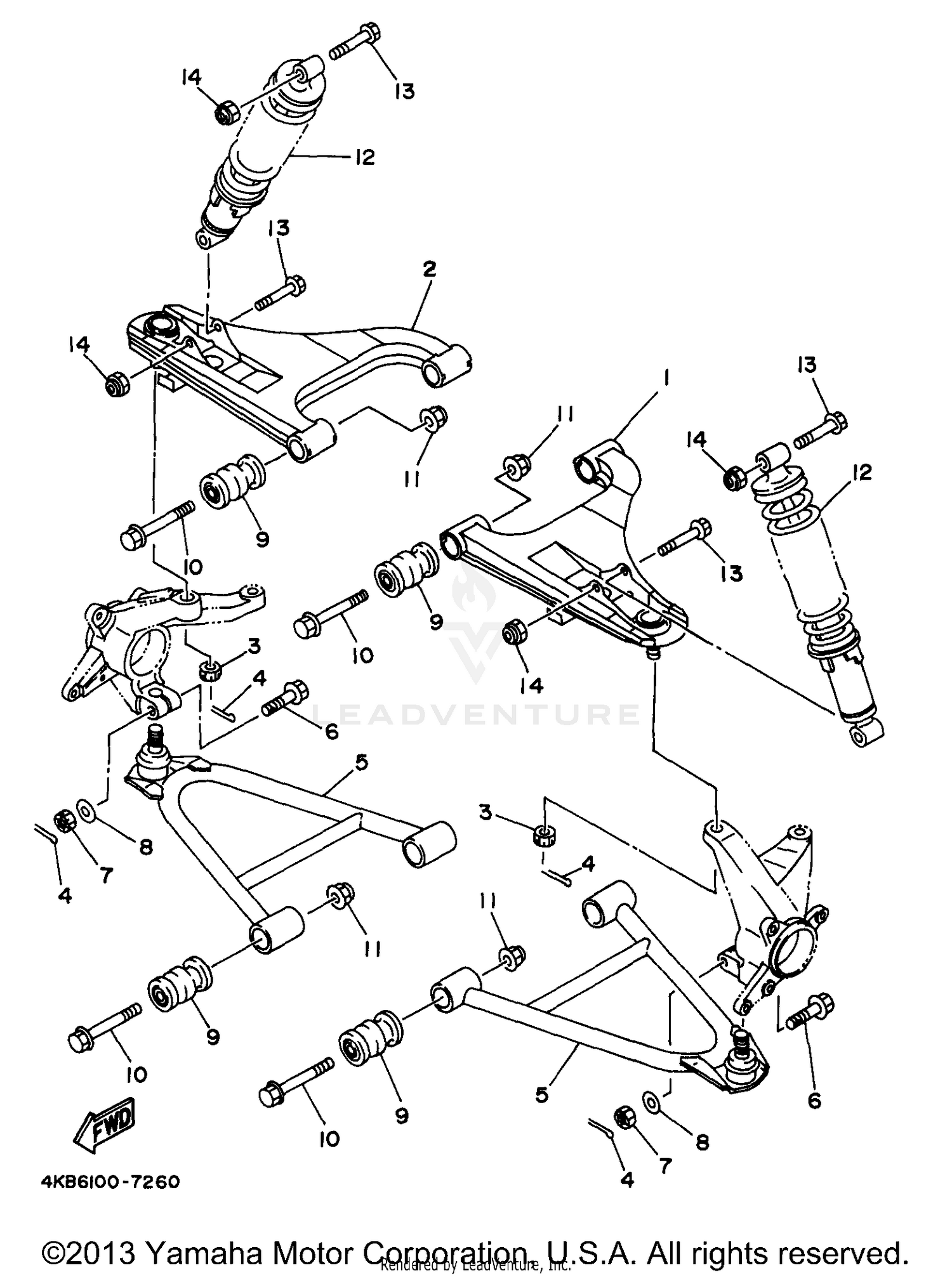 FRONT SUSPENSION - WHEEL
