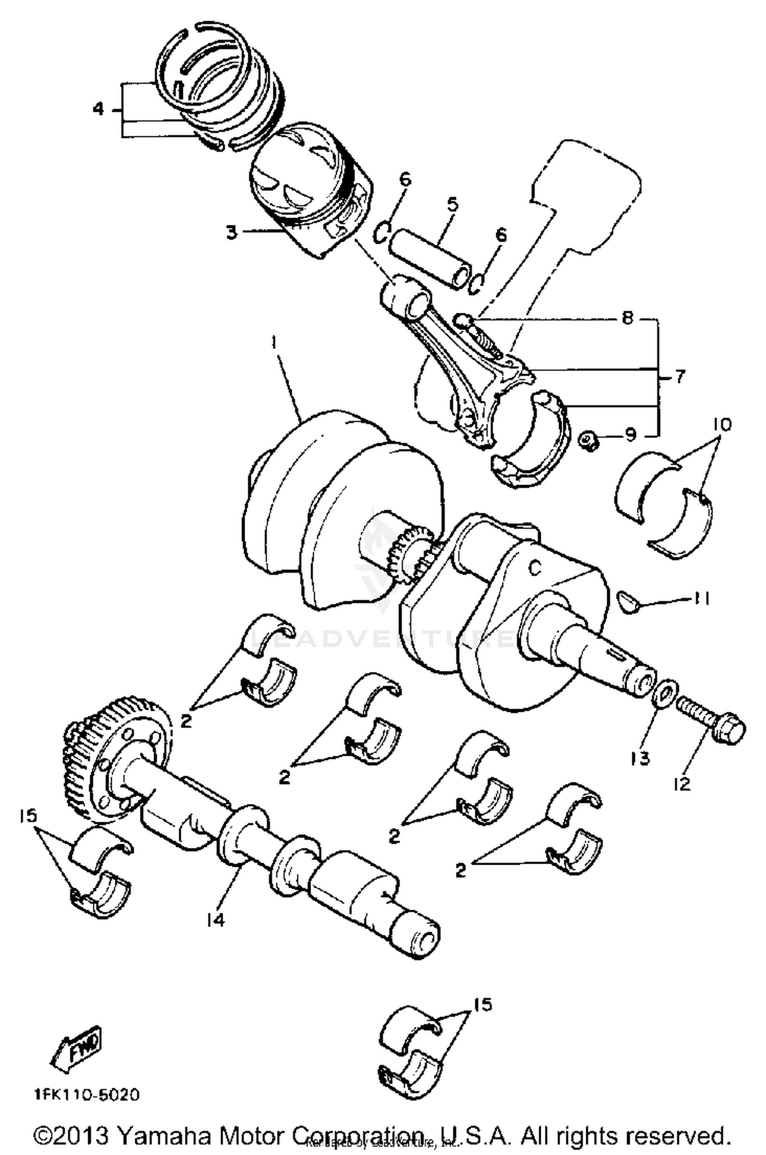 CRANKSHAFT PISTON