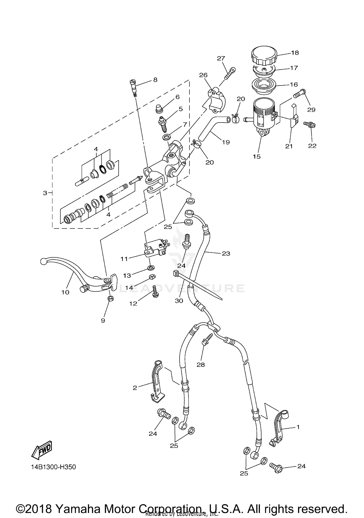 FRONT MASTER CYLINDER