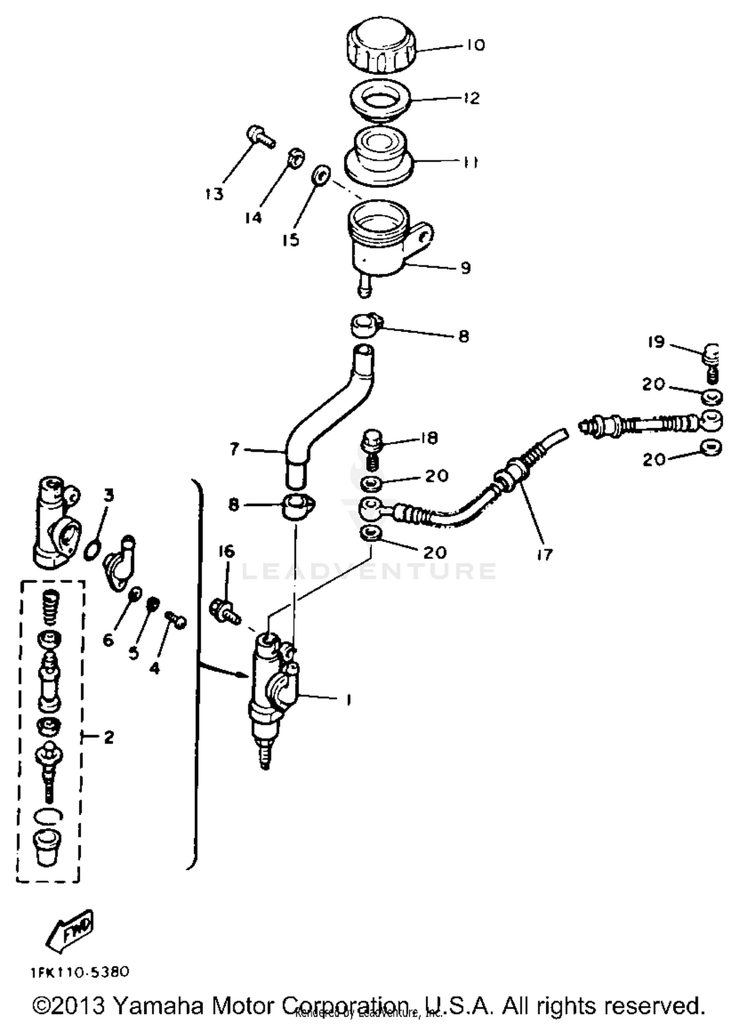 REAR MASTER CYLINDER
