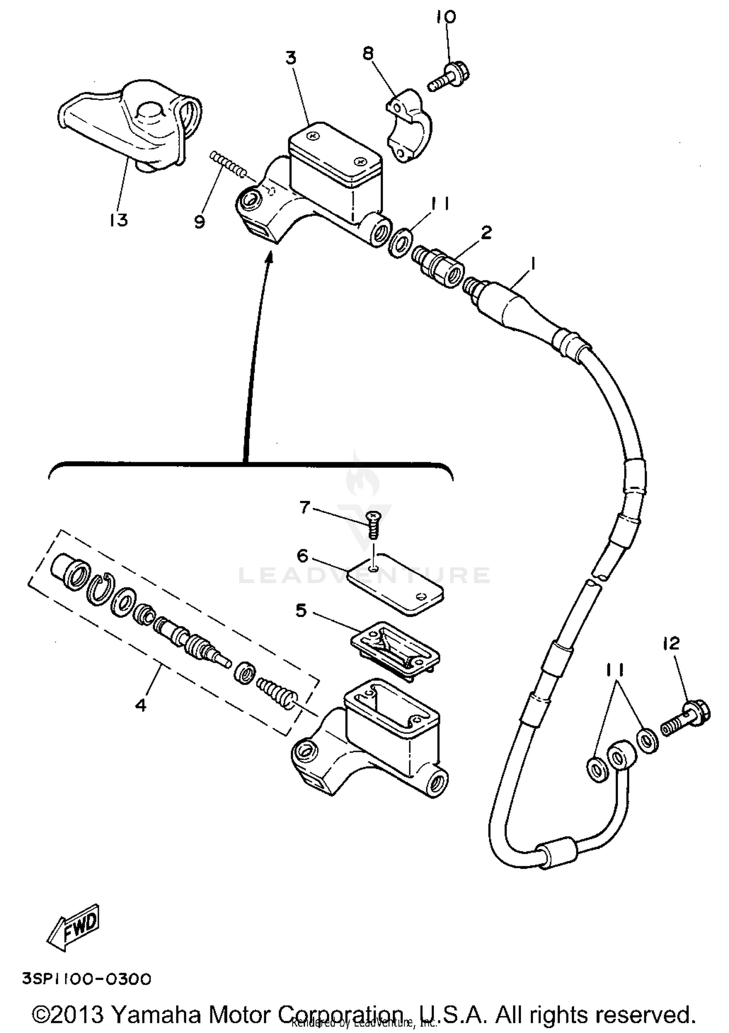 FRONT MASTER CYLINDER
