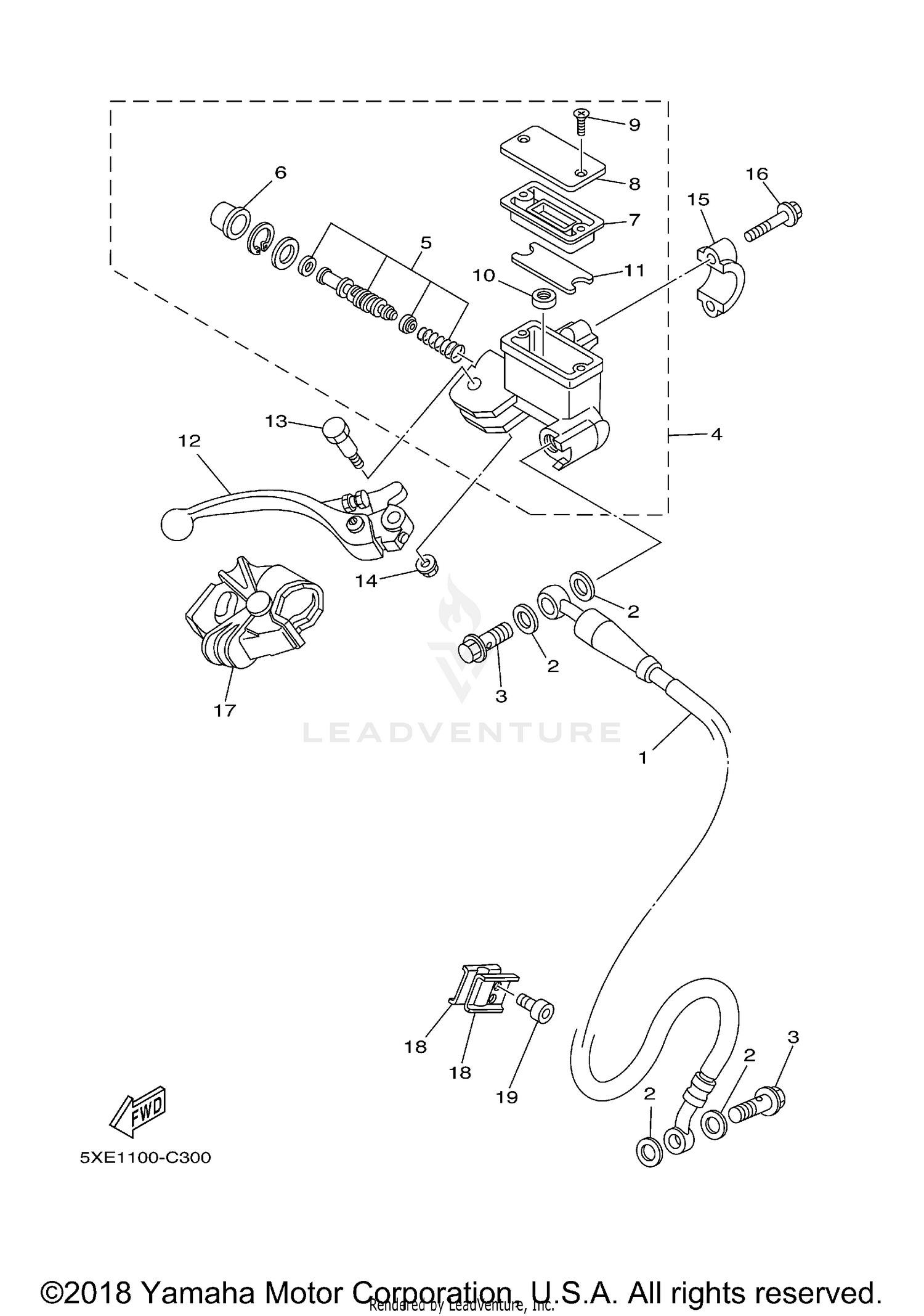 FRONT MASTER CYLINDER