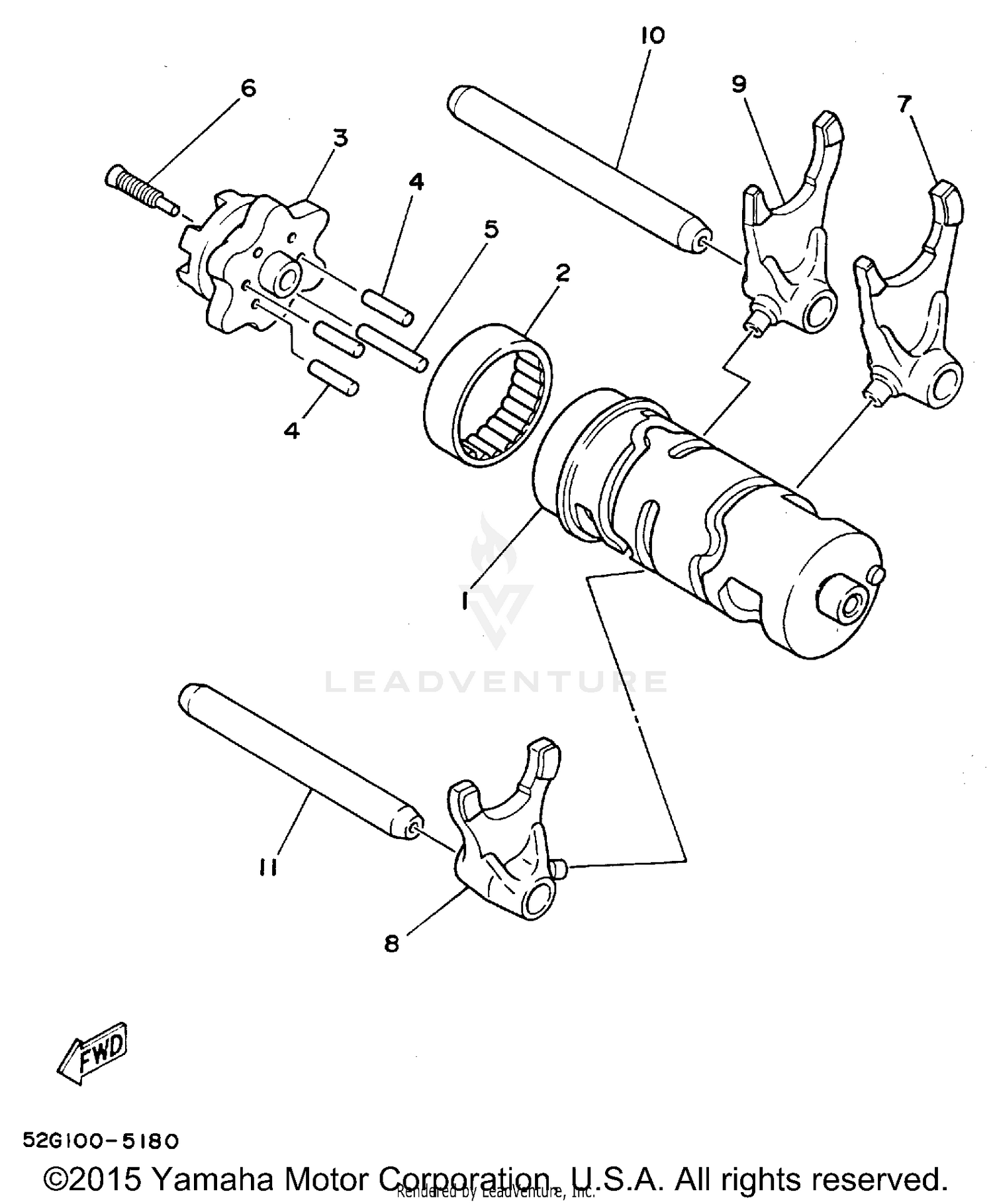 SHIFT CAM - SHIFT FORK