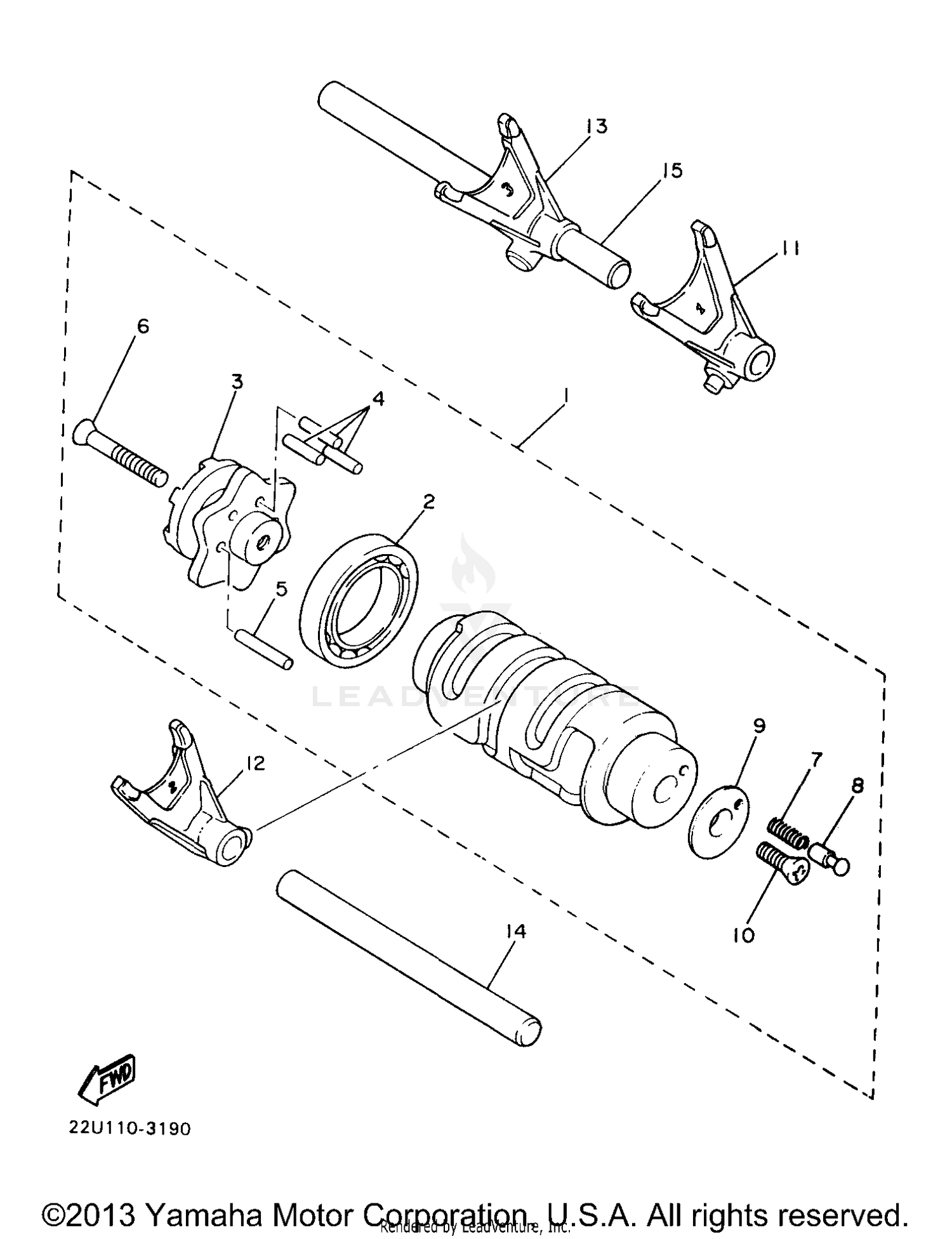 SHIFT CAM SHIFT FORK