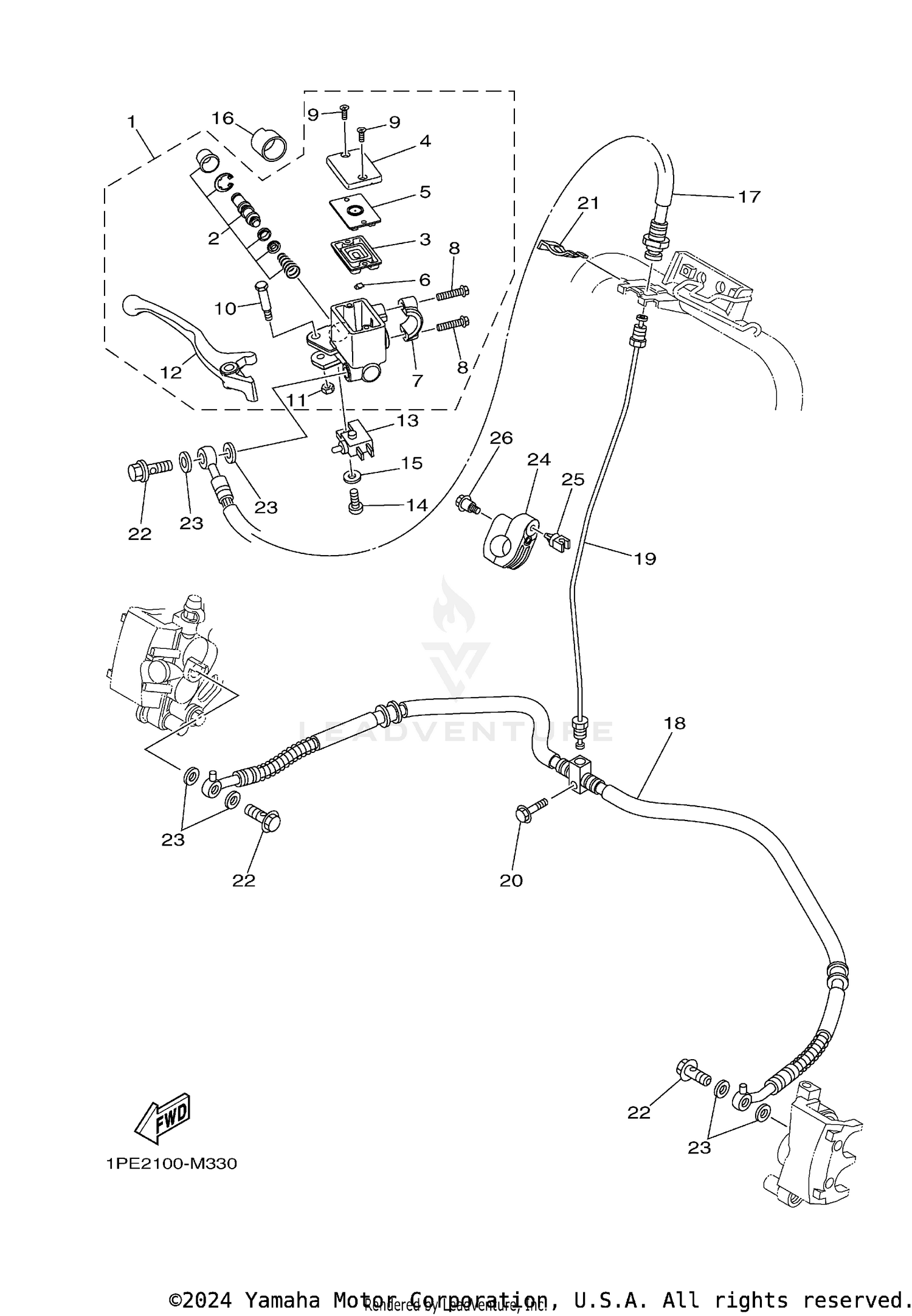 FRONT MASTER CYLINDER