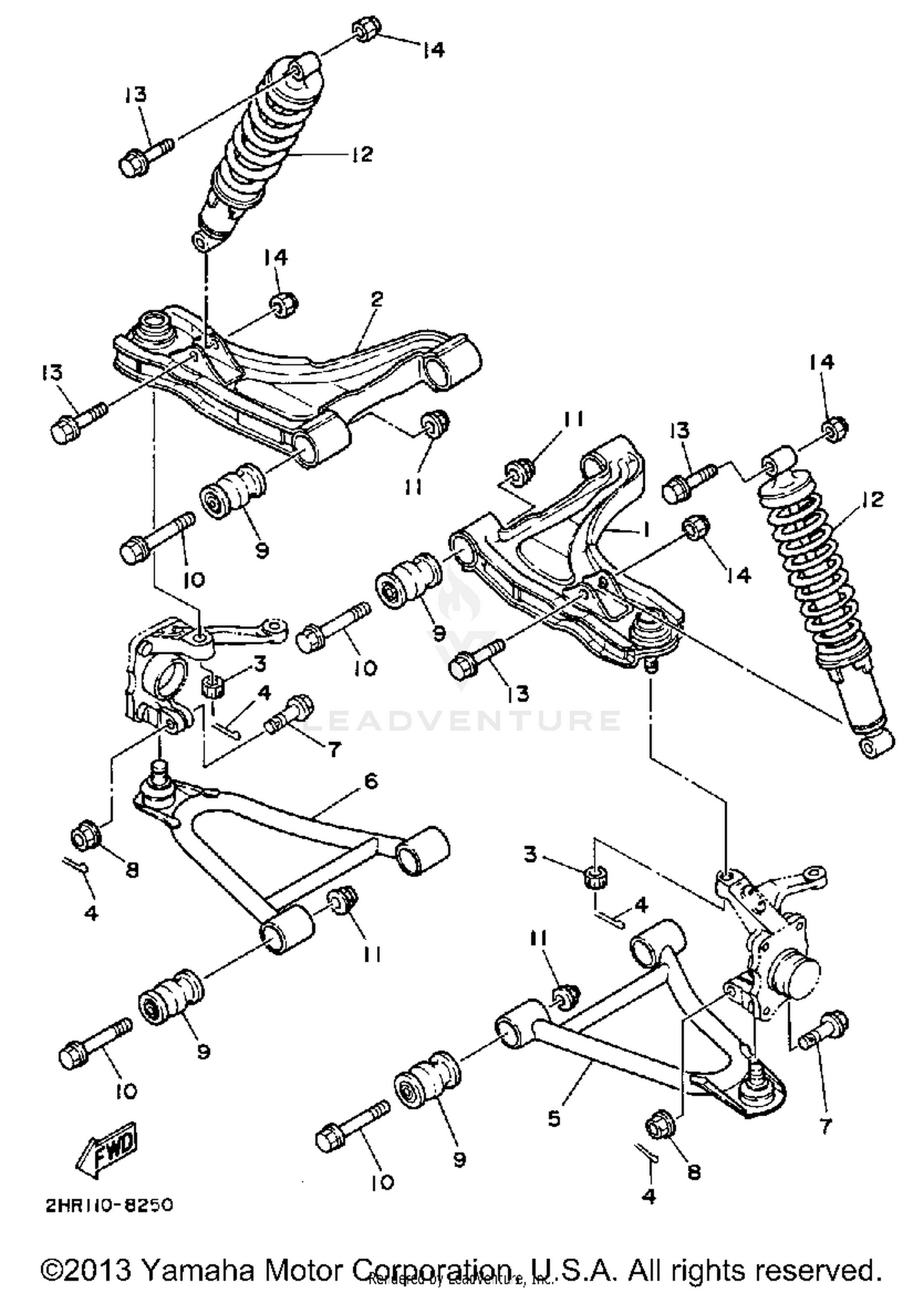 FRONT SUSPENSION-WHEEL
