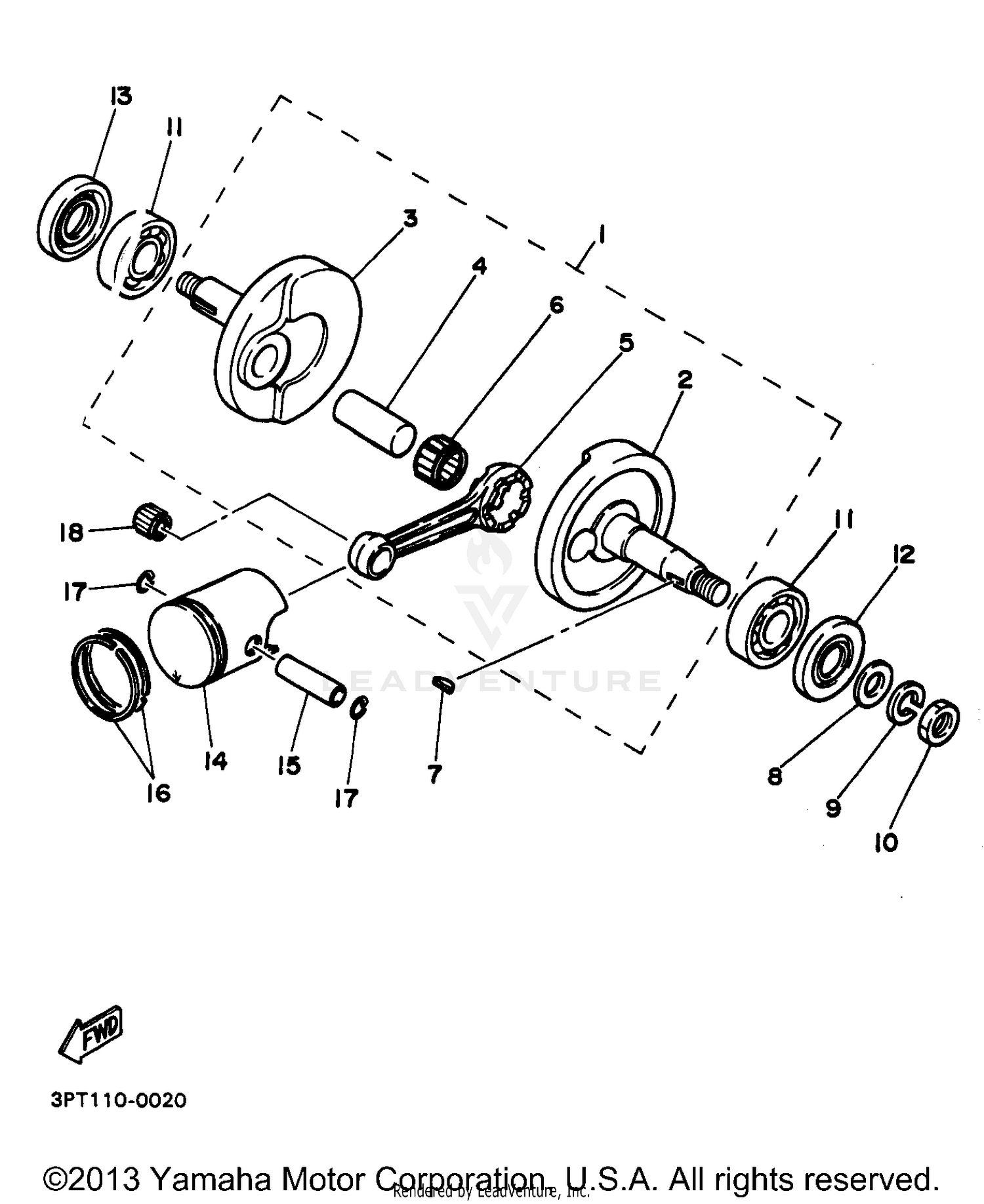 CRANKSHAFT PISTON