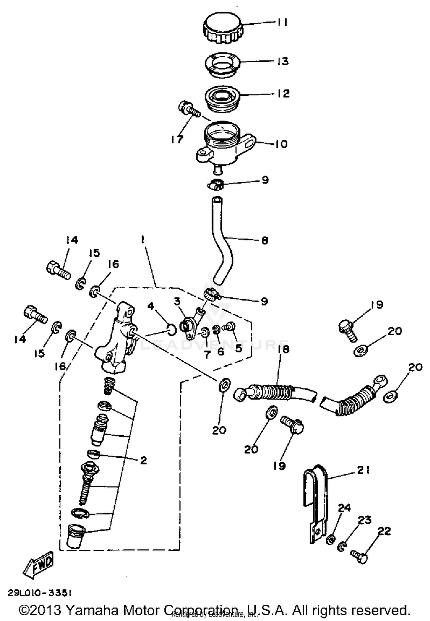 REAR MASTER CYLINDER