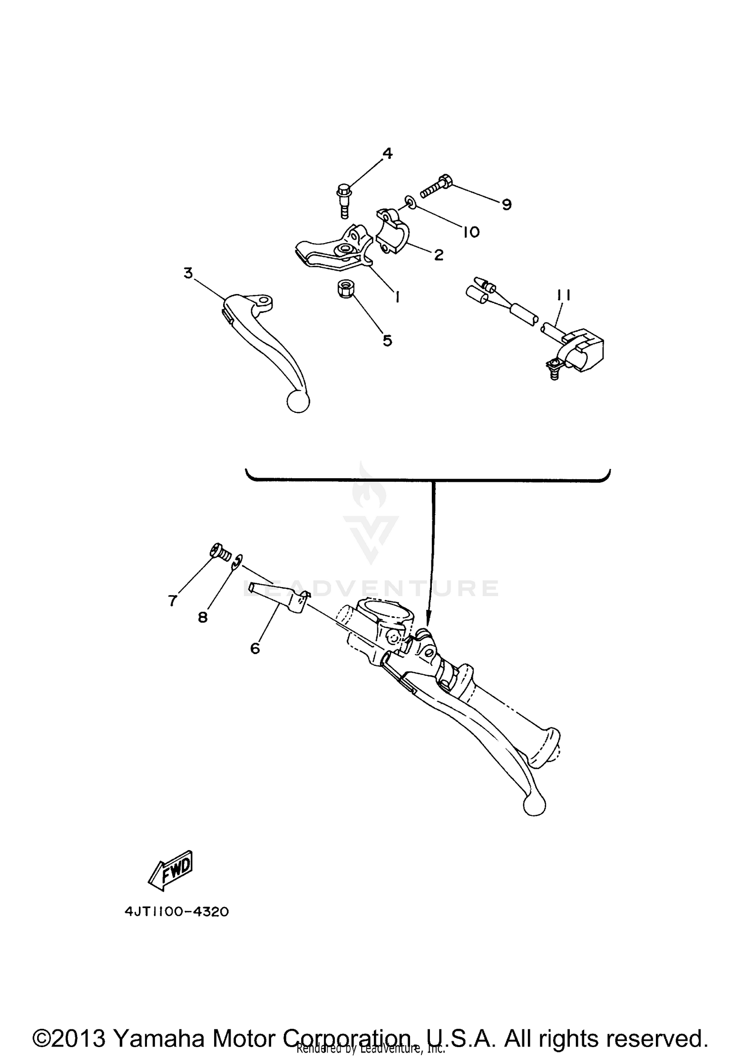 HANDLE SWITCH. LEVER