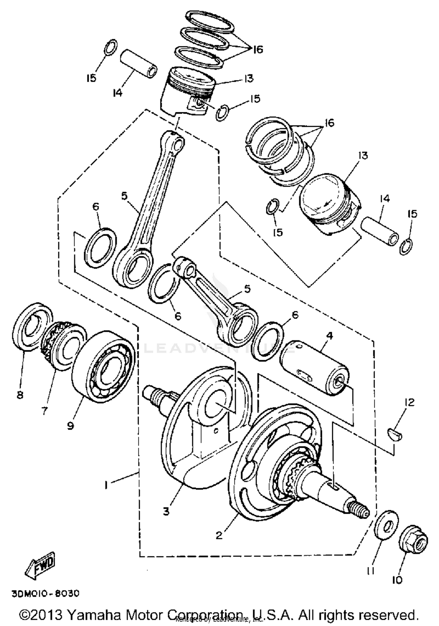 CRANKSHAFT PISTON