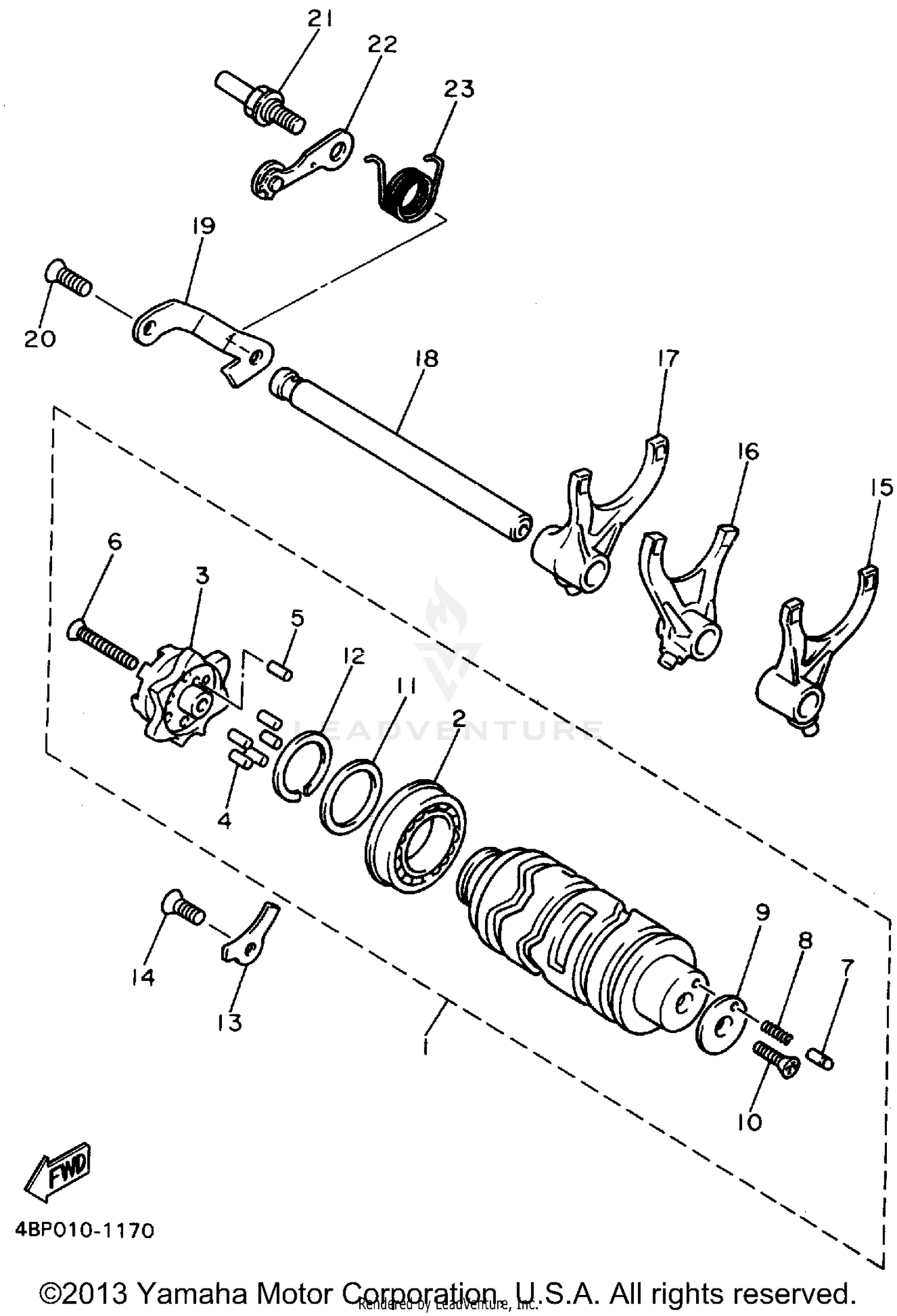 SHIFT CAM SHIFT FORK