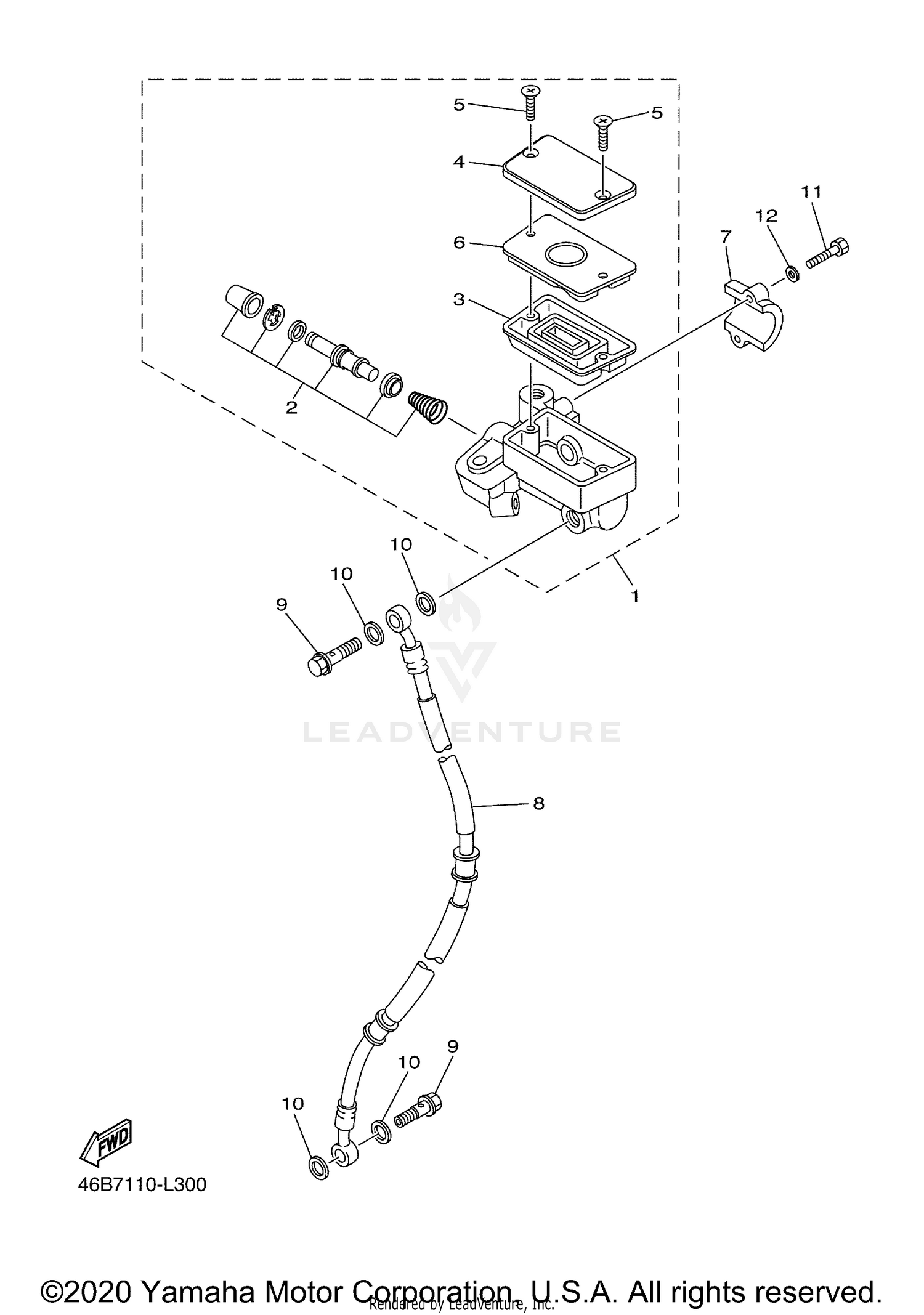 FRONT MASTER CYLINDER