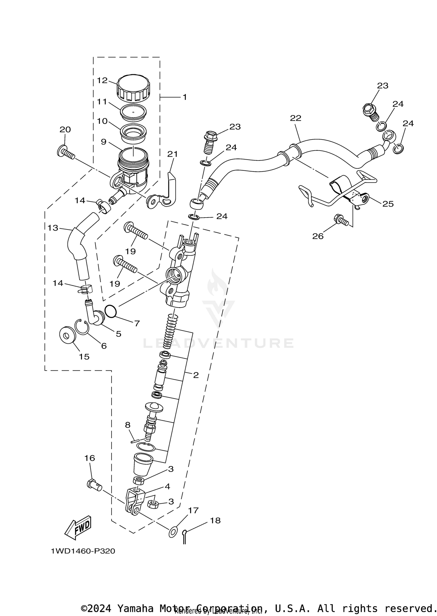 REAR MASTER CYLINDER