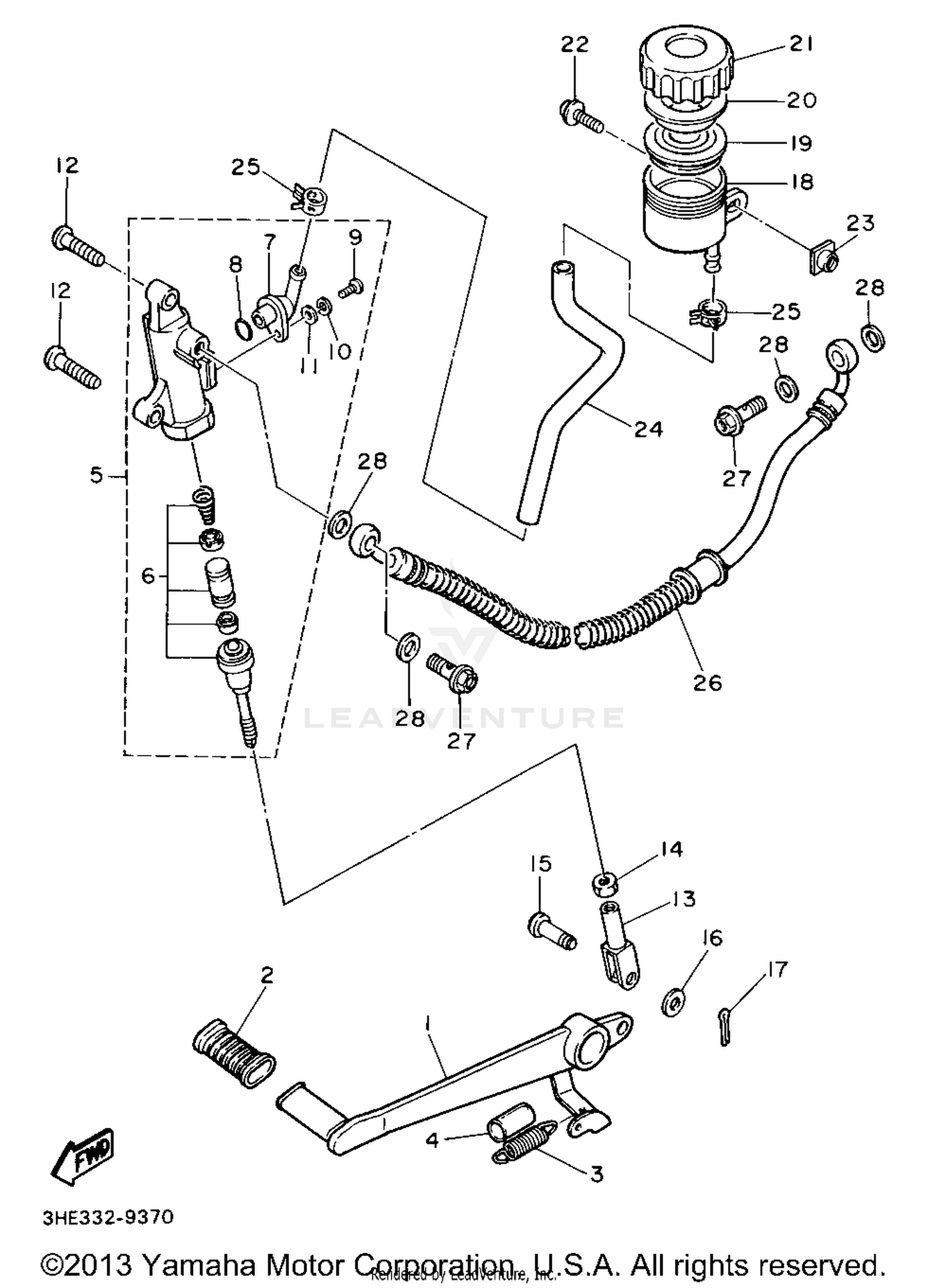 REAR MASTER CYLINDER