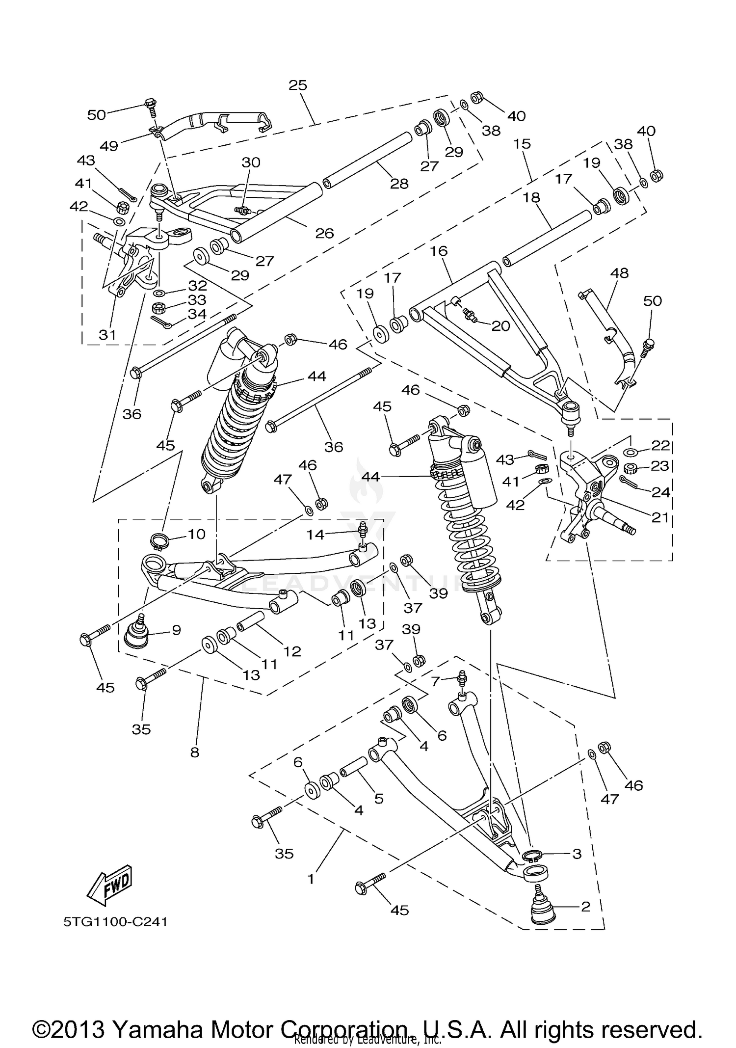 FRONT SUSPENSION WHEEL