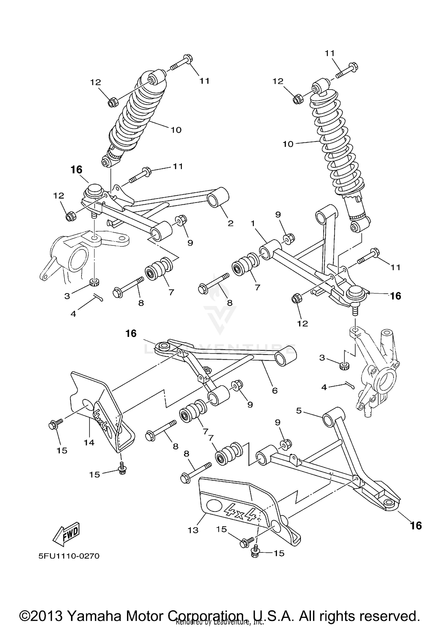 FRONT SUSPENSION WHEEL