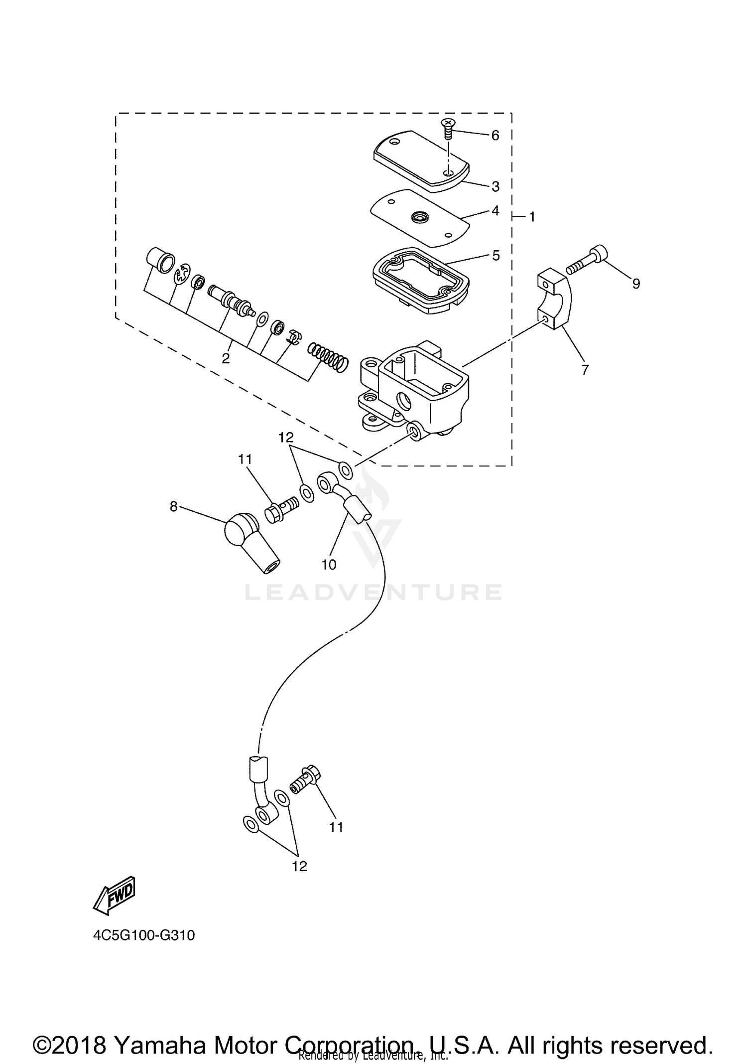 FRONT MASTER CYLINDER