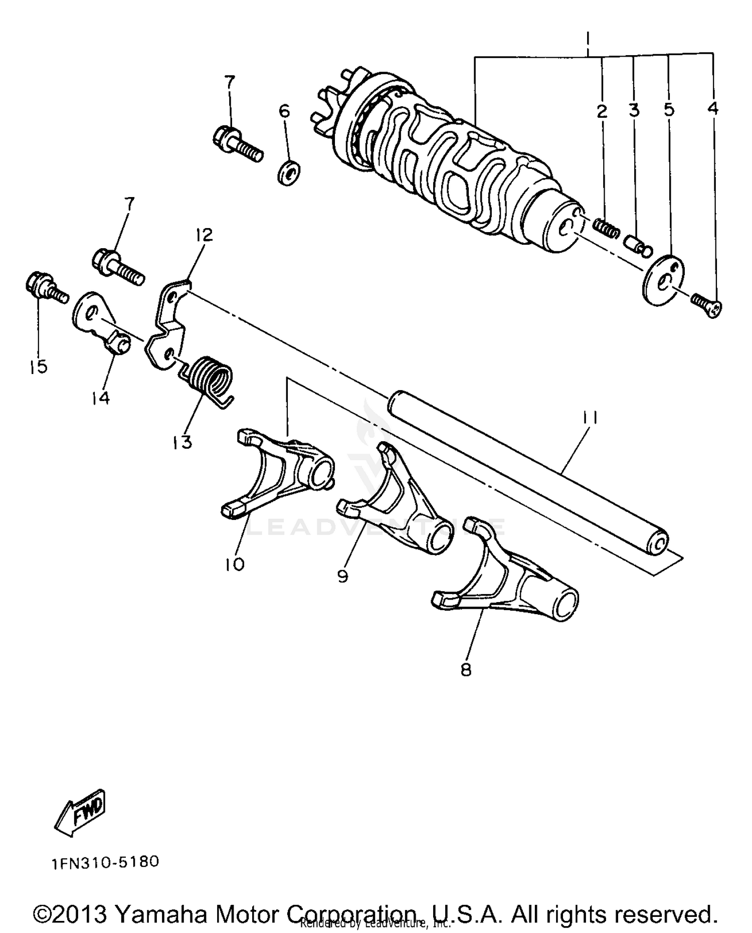 SHIFT CAM SHIFT FORK