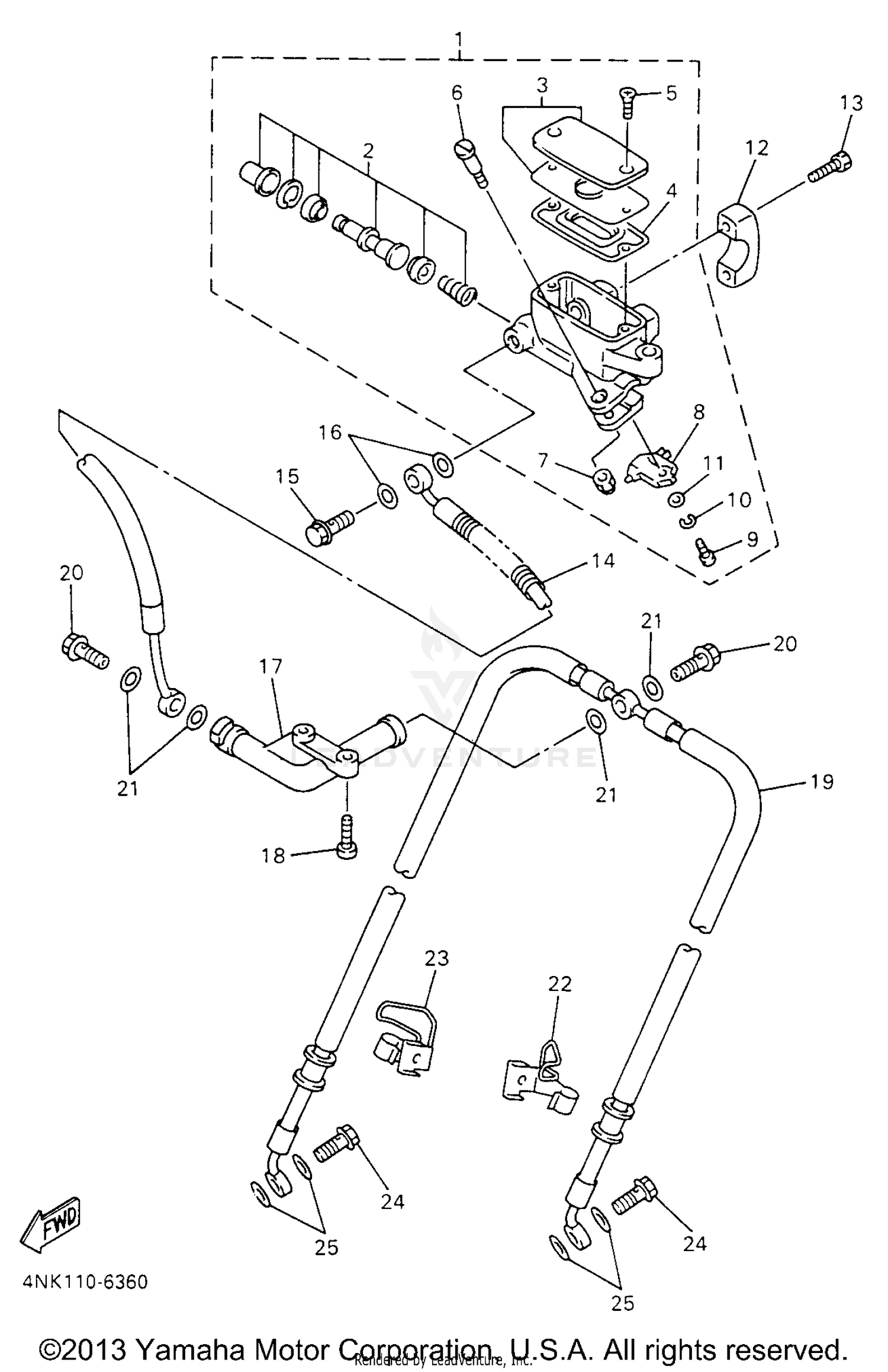 FRONT MASTER CYLINDER