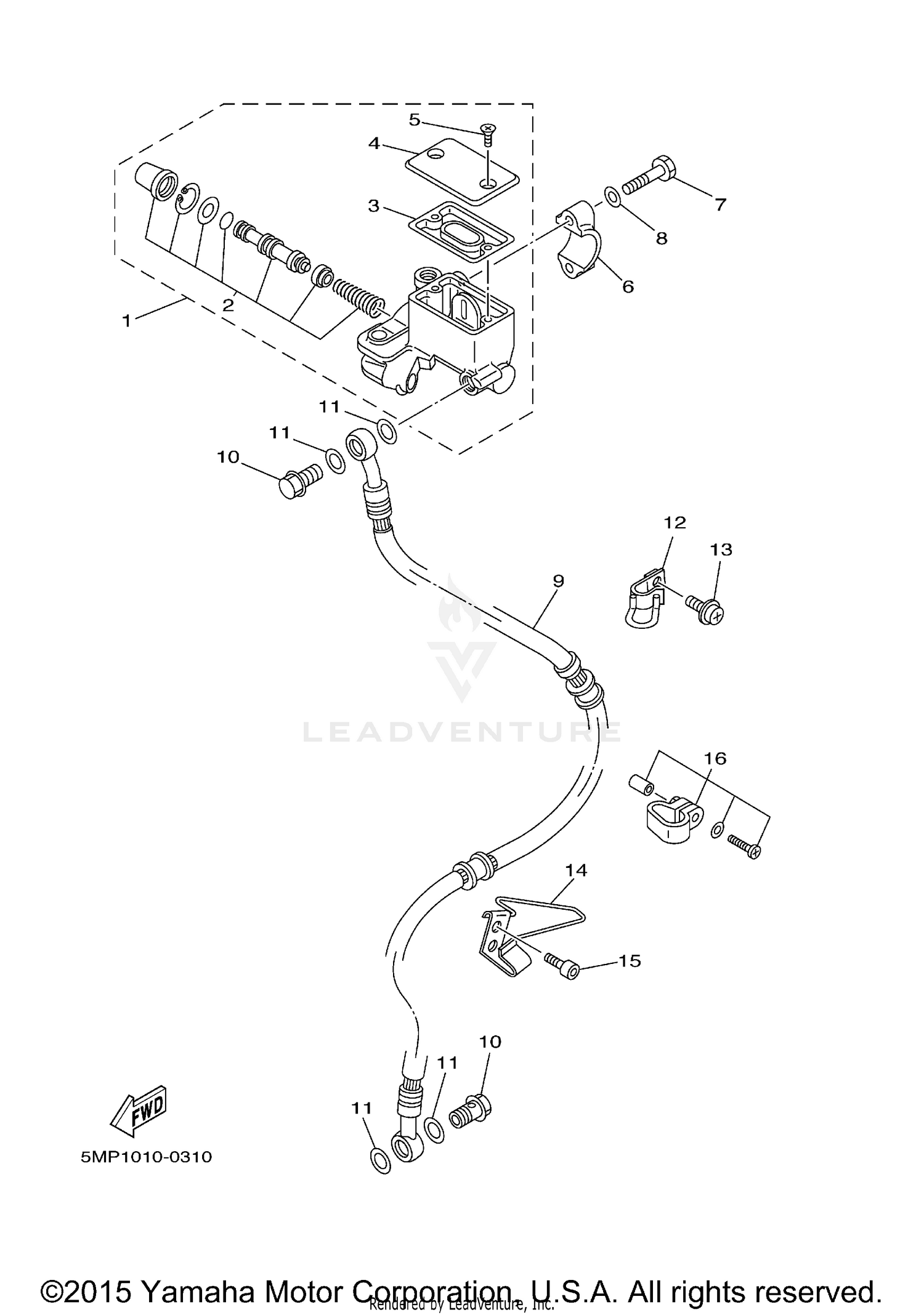 FRONT MASTER CYLINDER