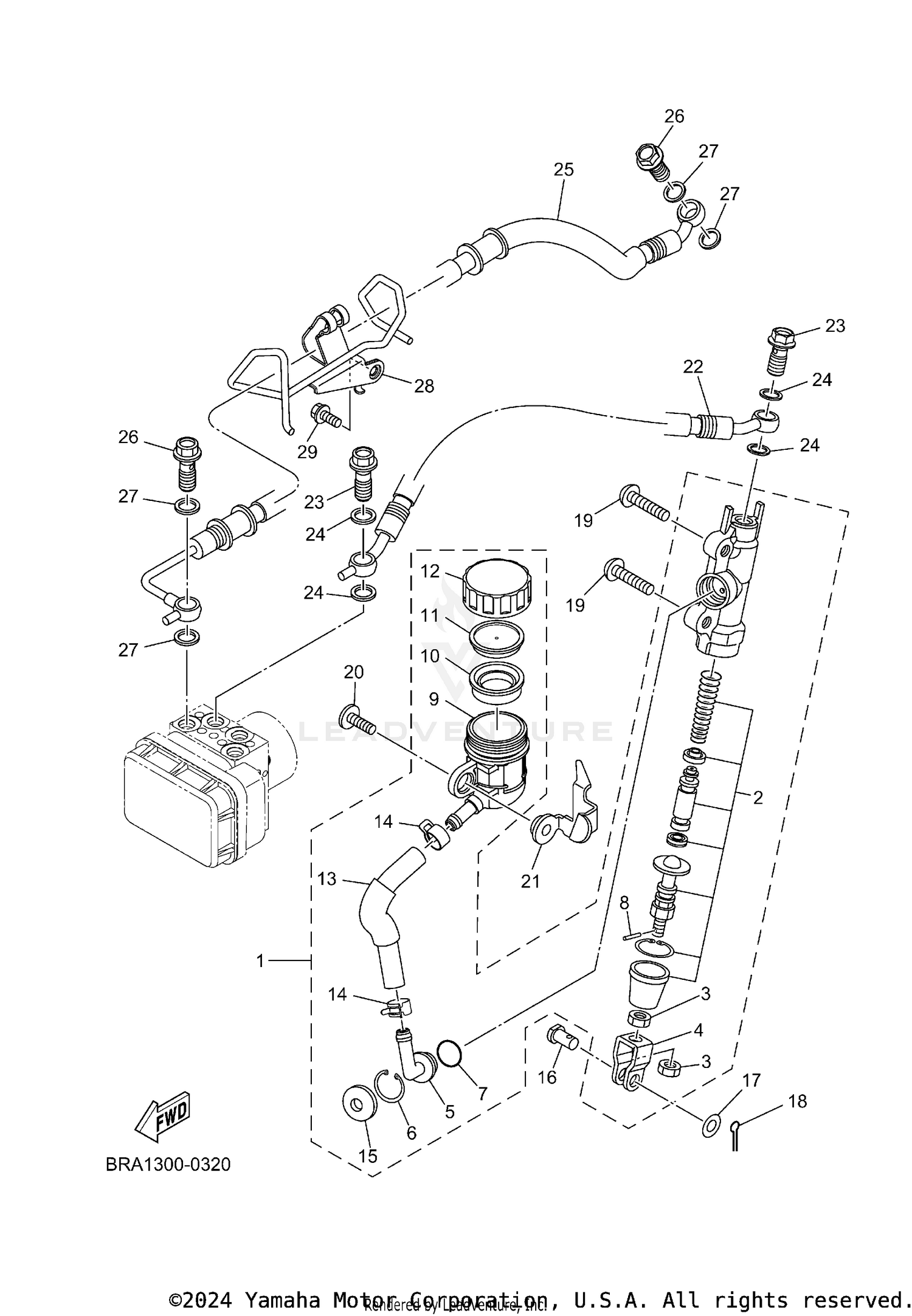 REAR MASTER CYLINDER