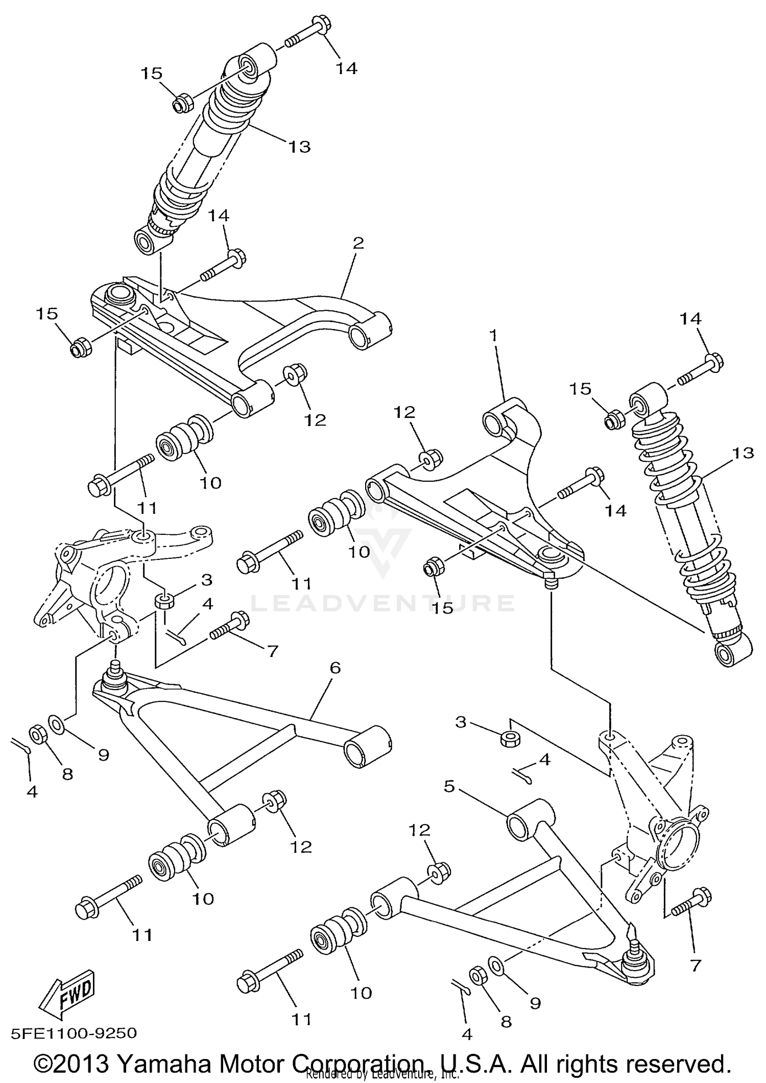 FRONT SUSPENSION WHEEL