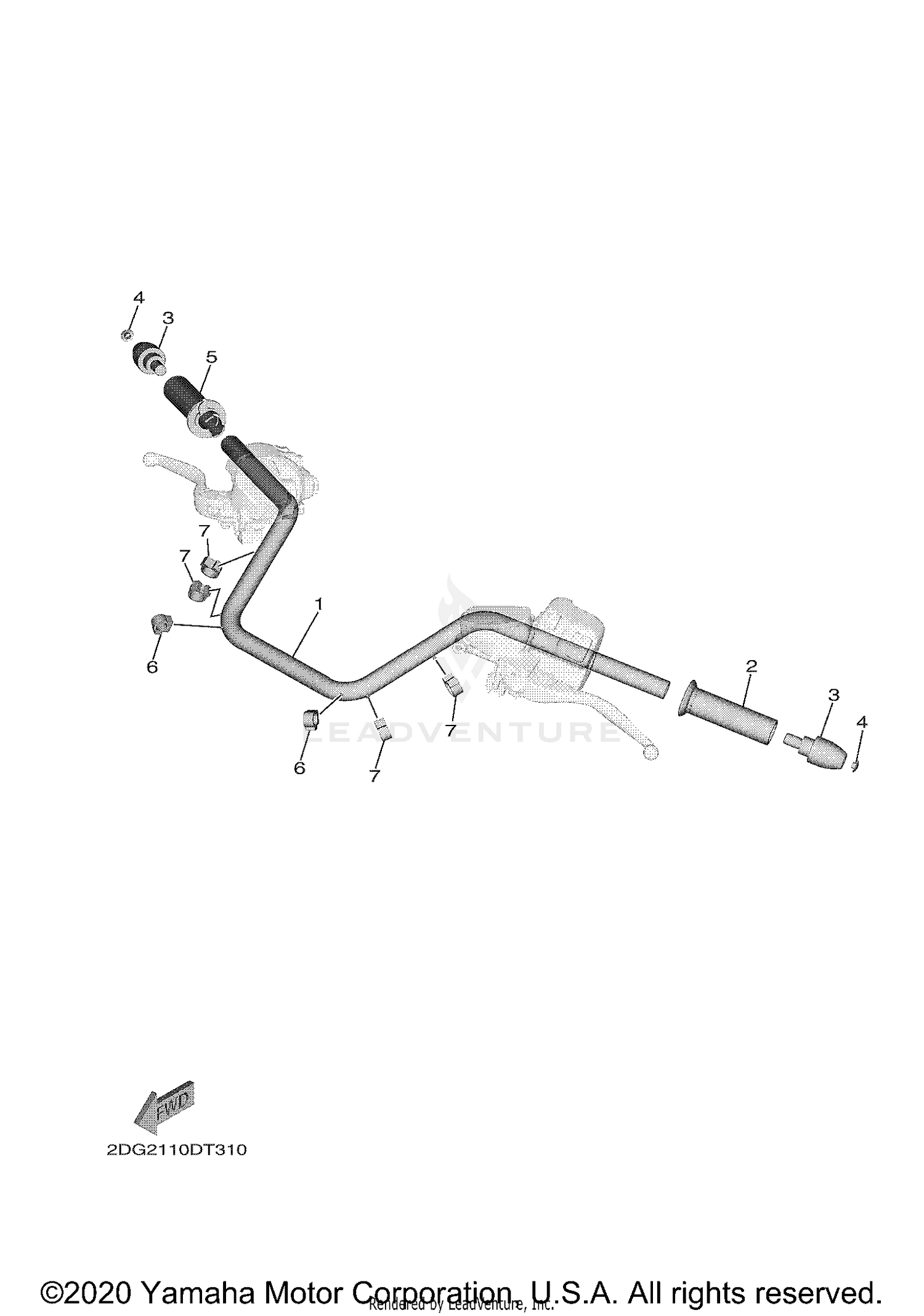 STEERING HANDLE CABLE