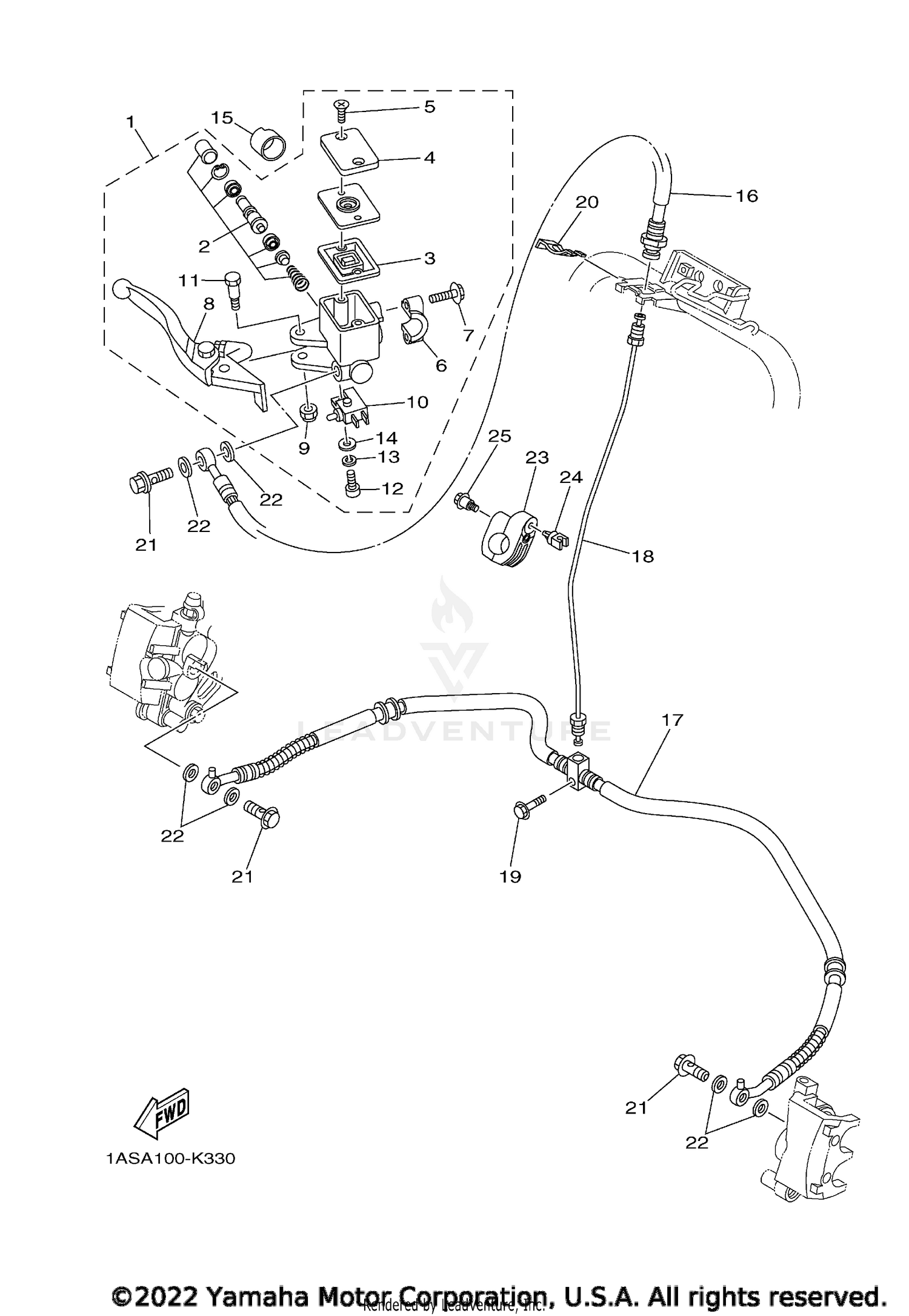 FRONT MASTER CYLINDER