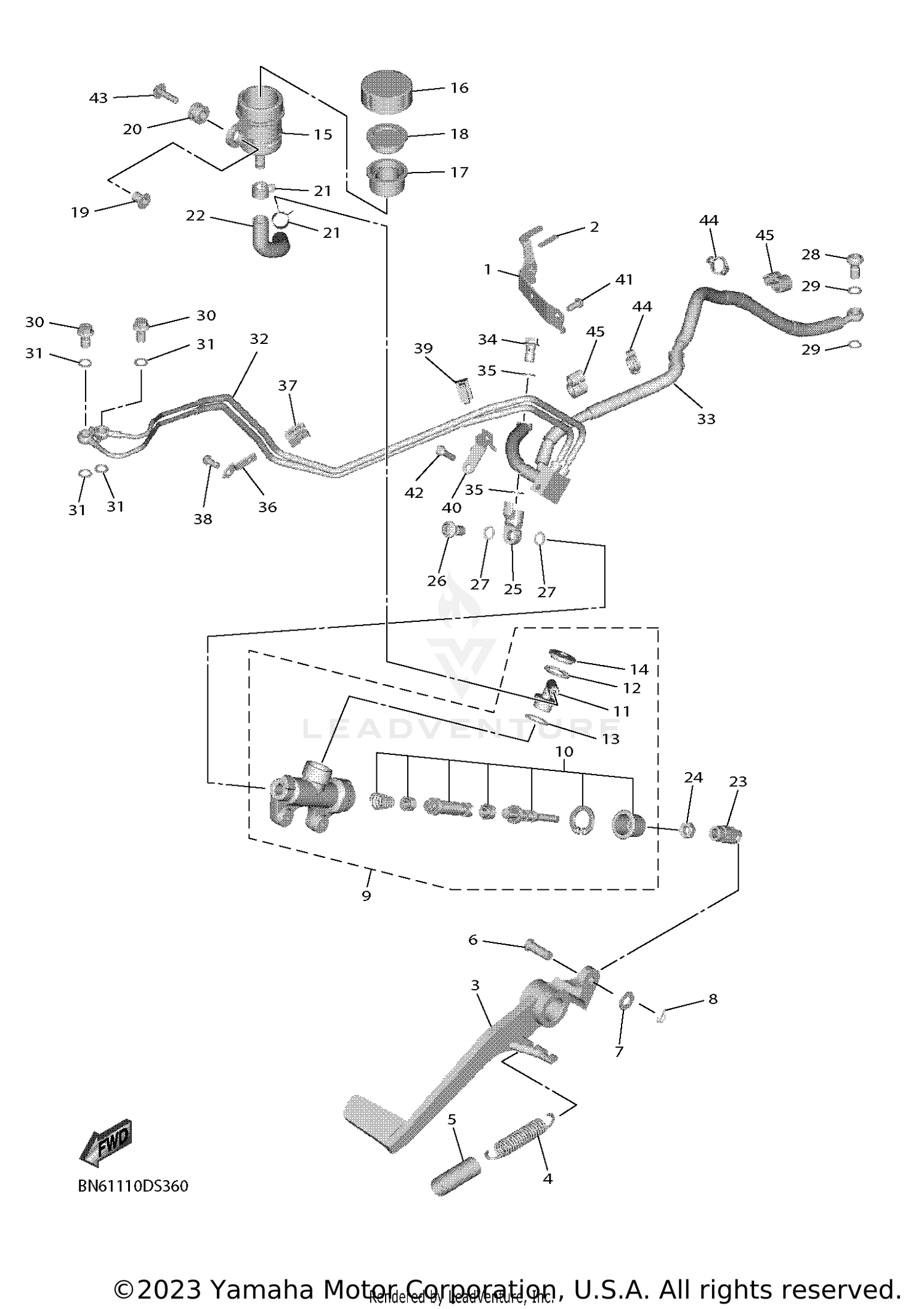 REAR MASTER CYLINDER