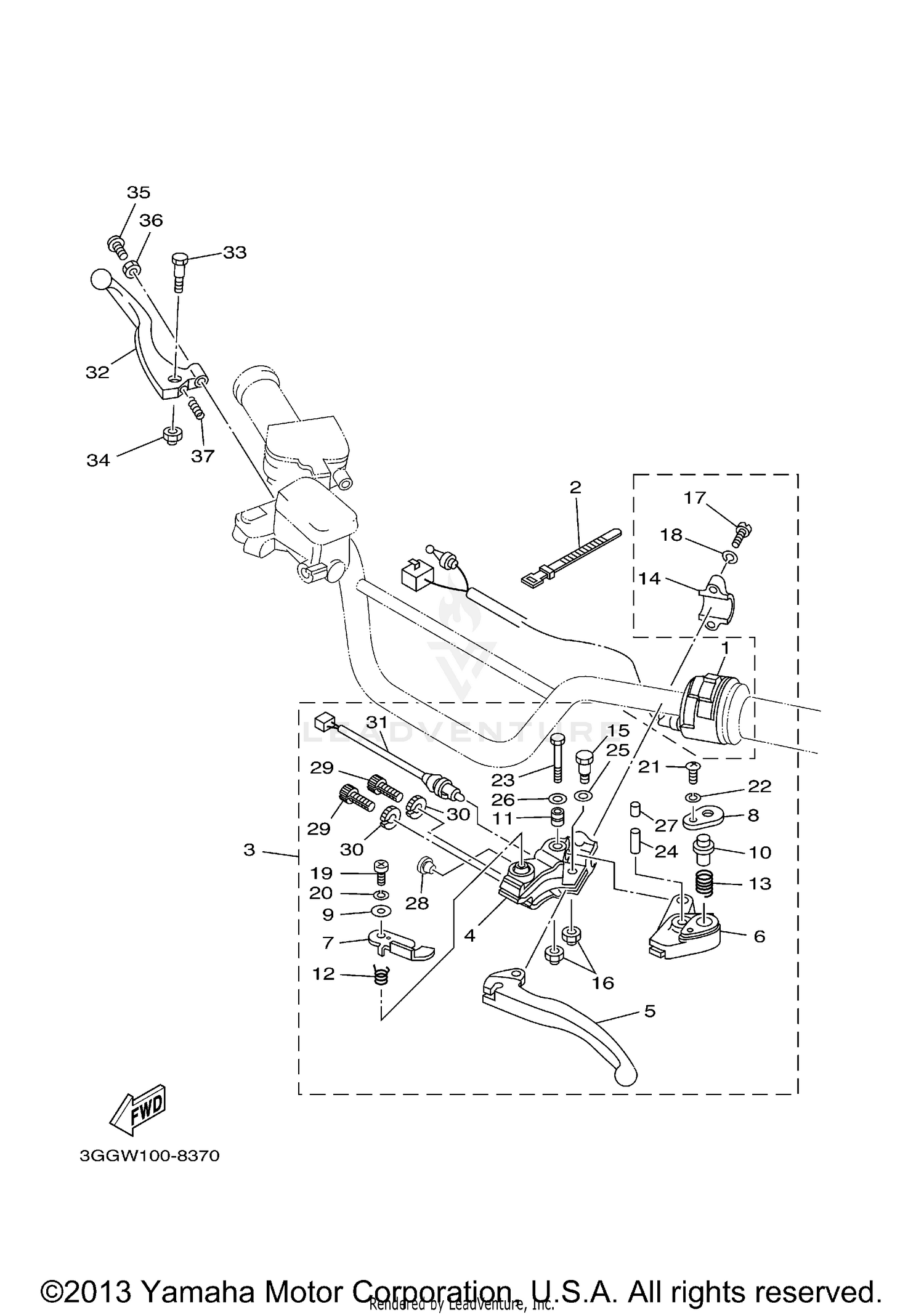 HANDLE SWITCH - LEVER