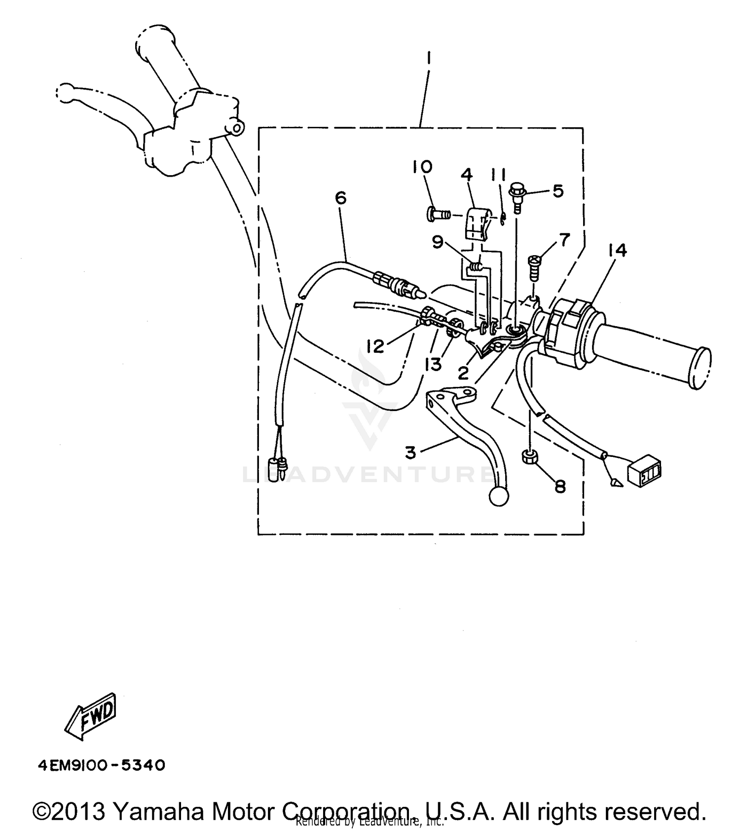 HANDLE SWITCH - LEVER