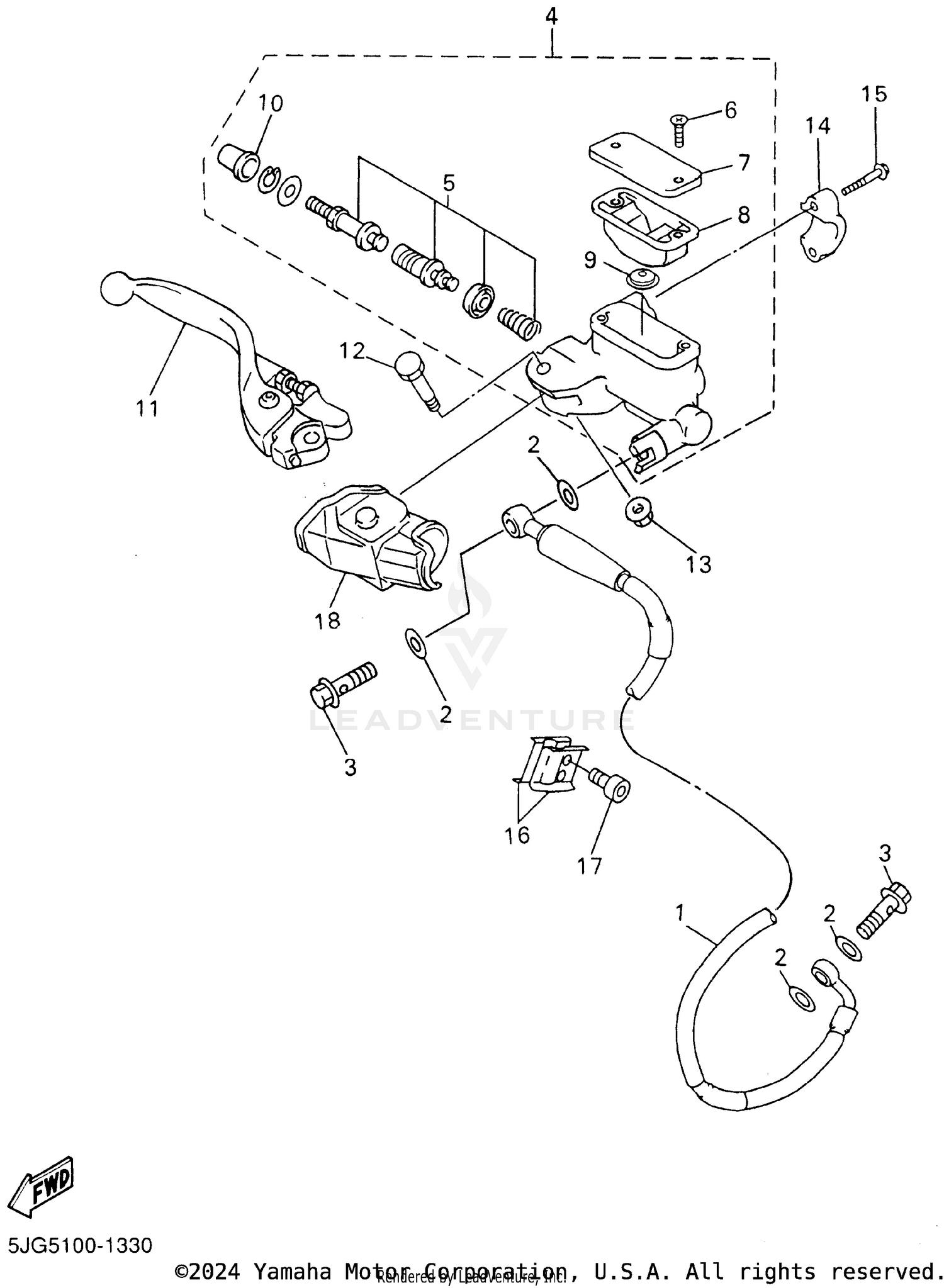 FRONT MASTER CYLINDER
