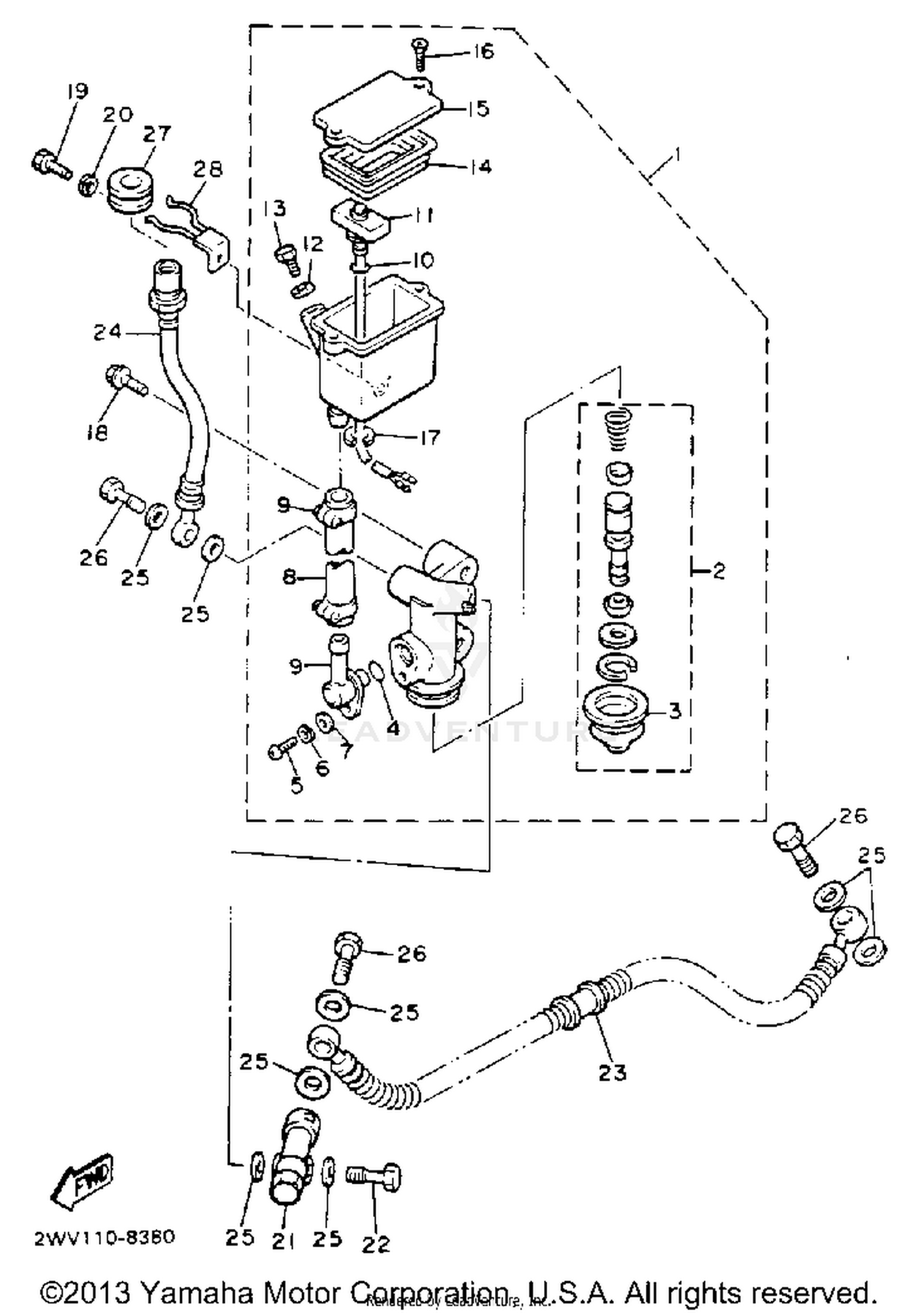 REAR MASTER CYLINDER