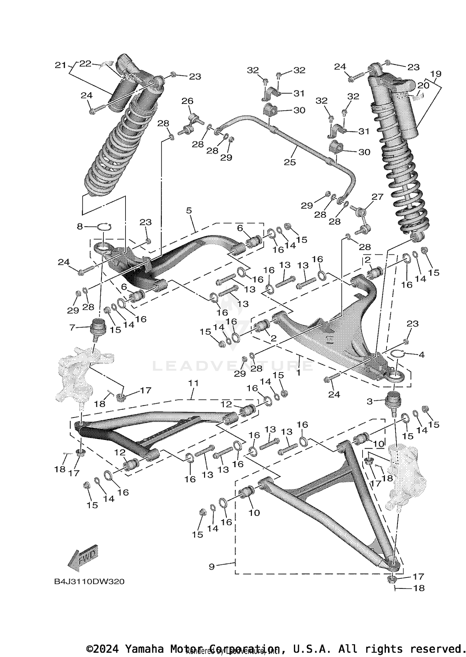 FRONT SUSPENSION WHEEL