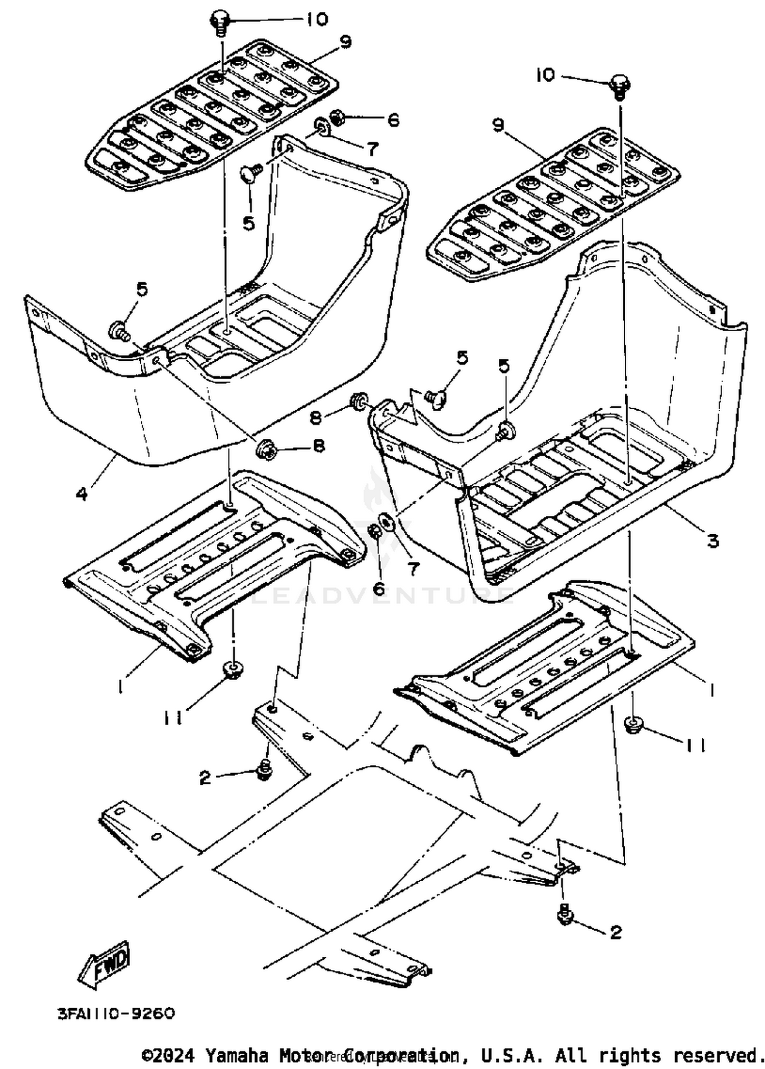 STAND-FOOTREST