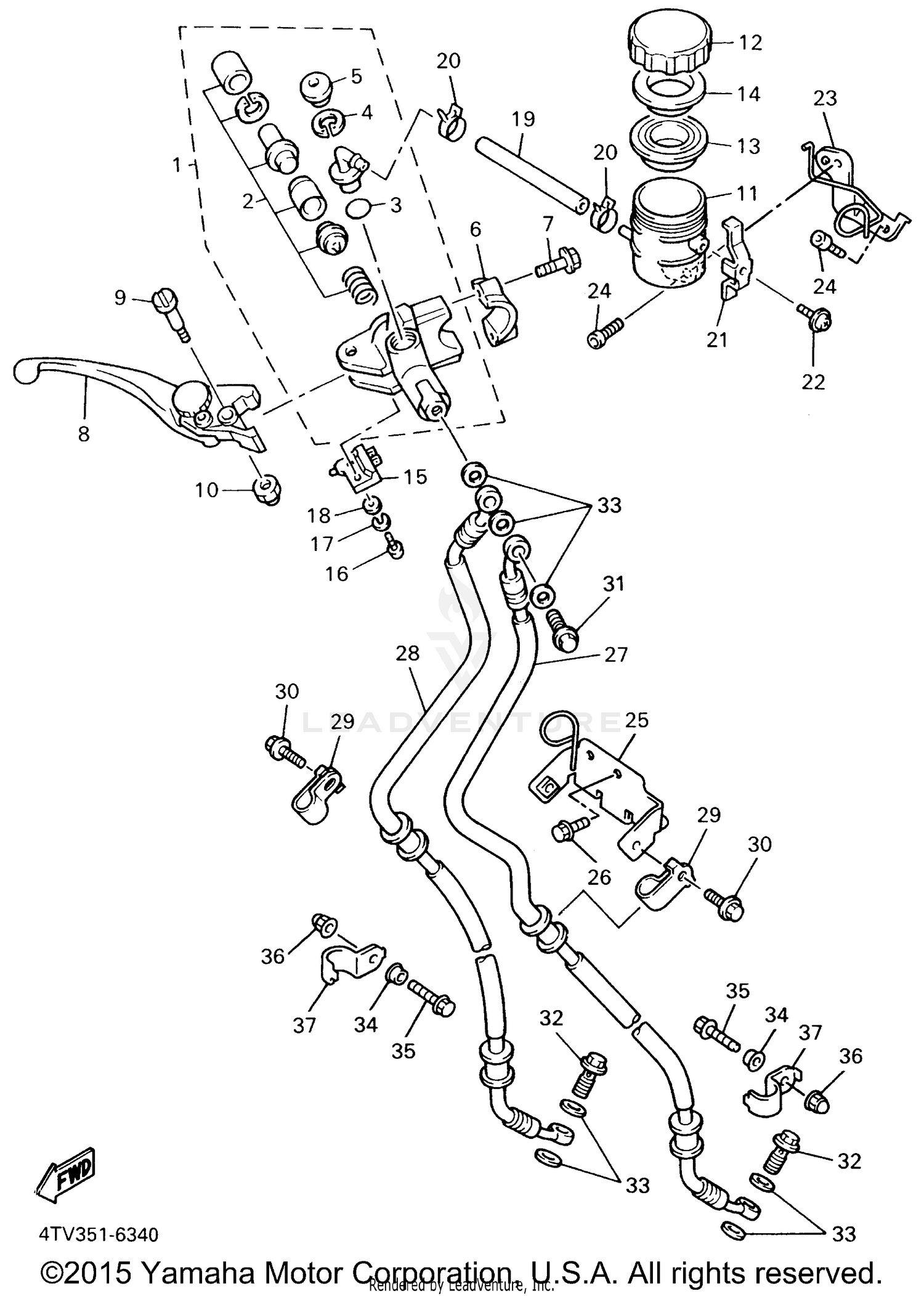 FRONT MASTER CYLINDER