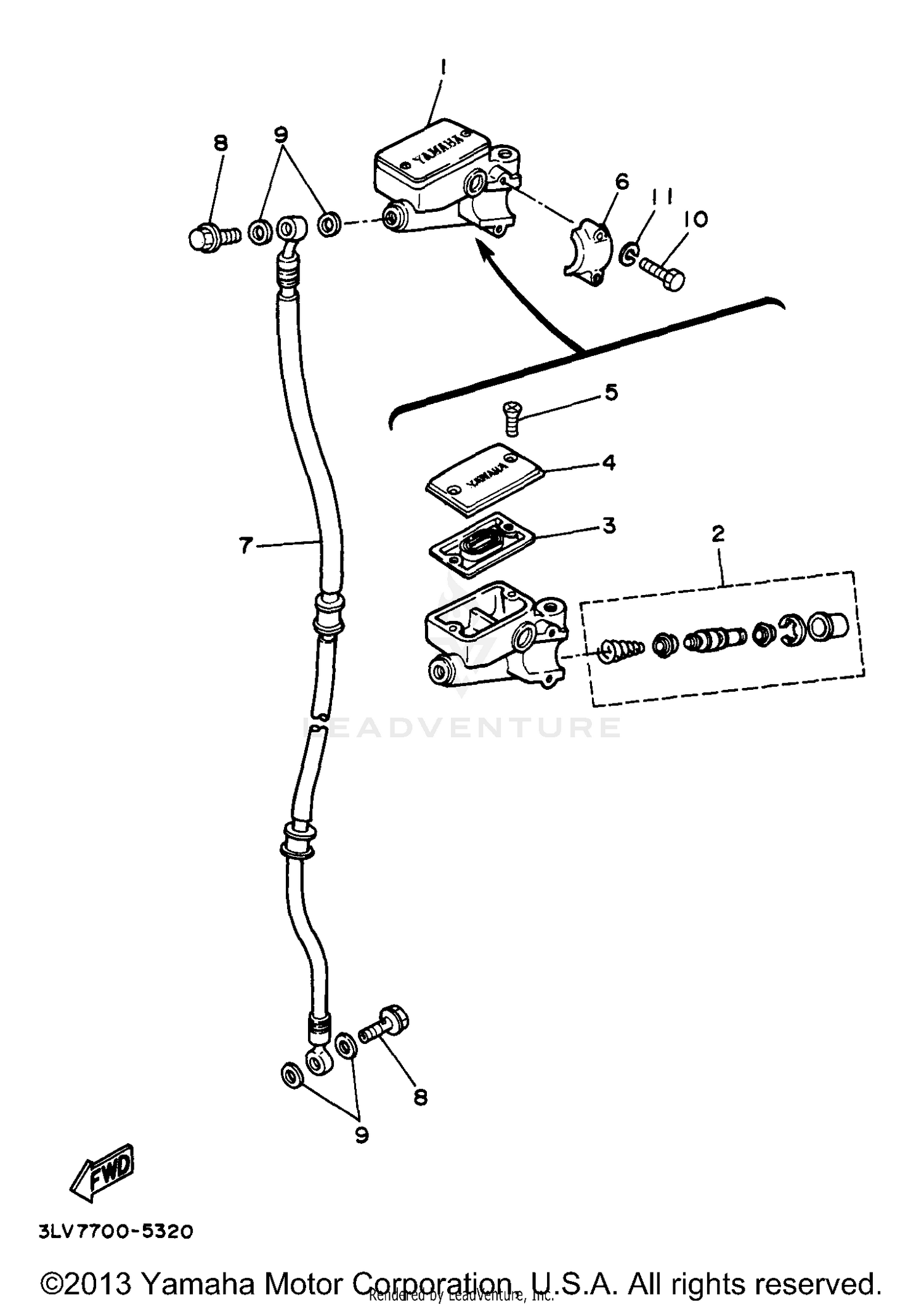 FRONT MASTER CYLINDER